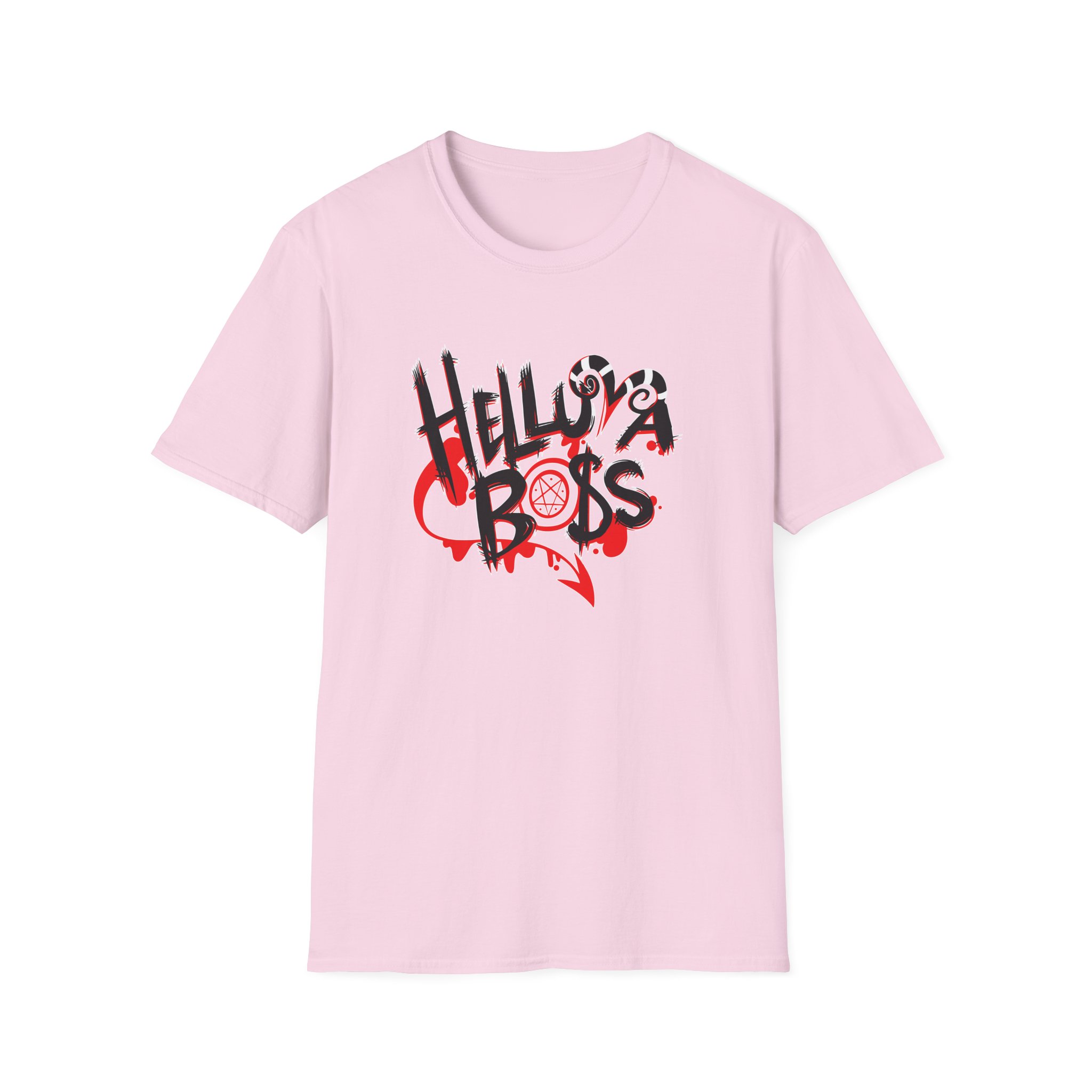 Helluva Boss Logo Unisex Softstyle T-Shirt