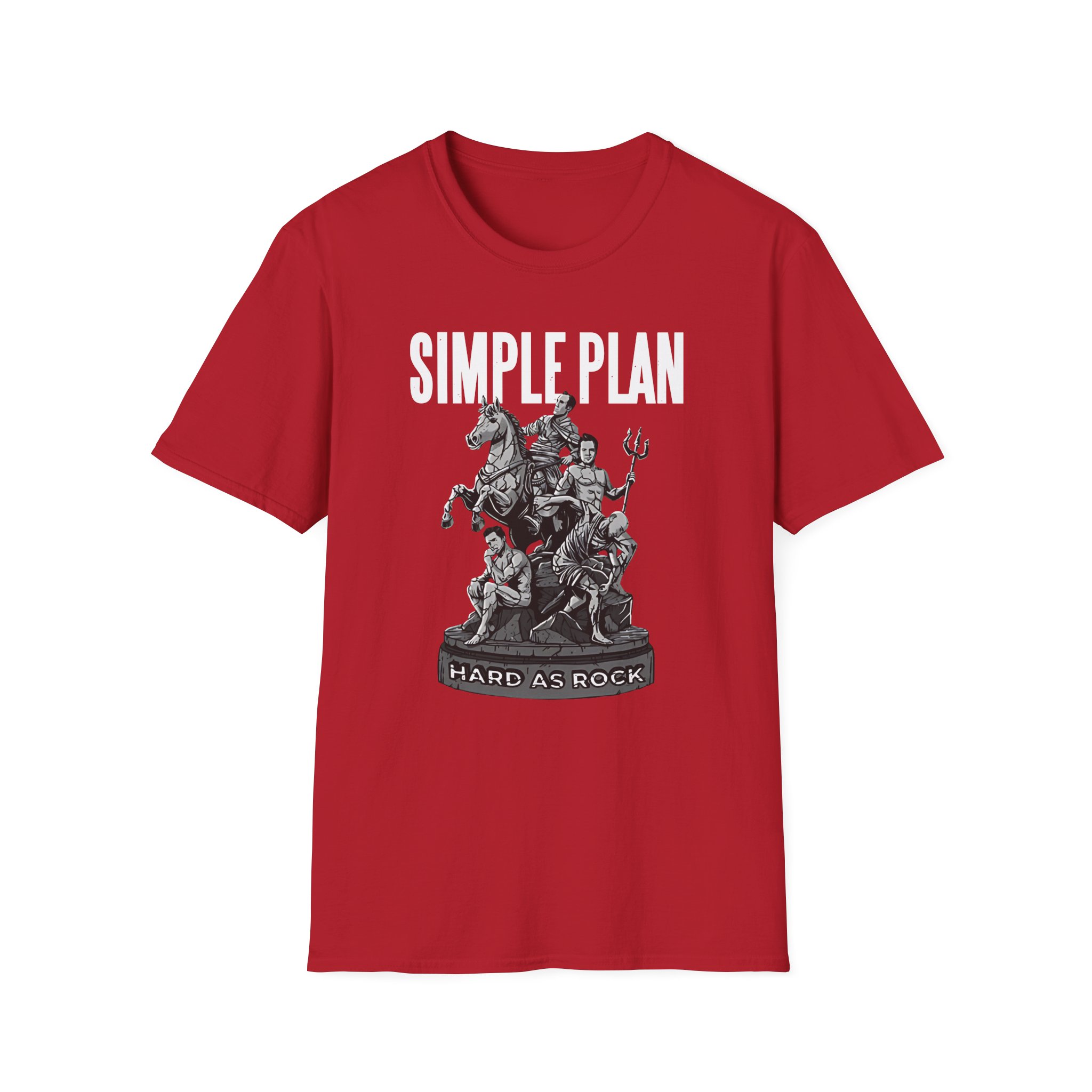 Simple Plan Hard as Rock Unisex Softstyle T-Shirt