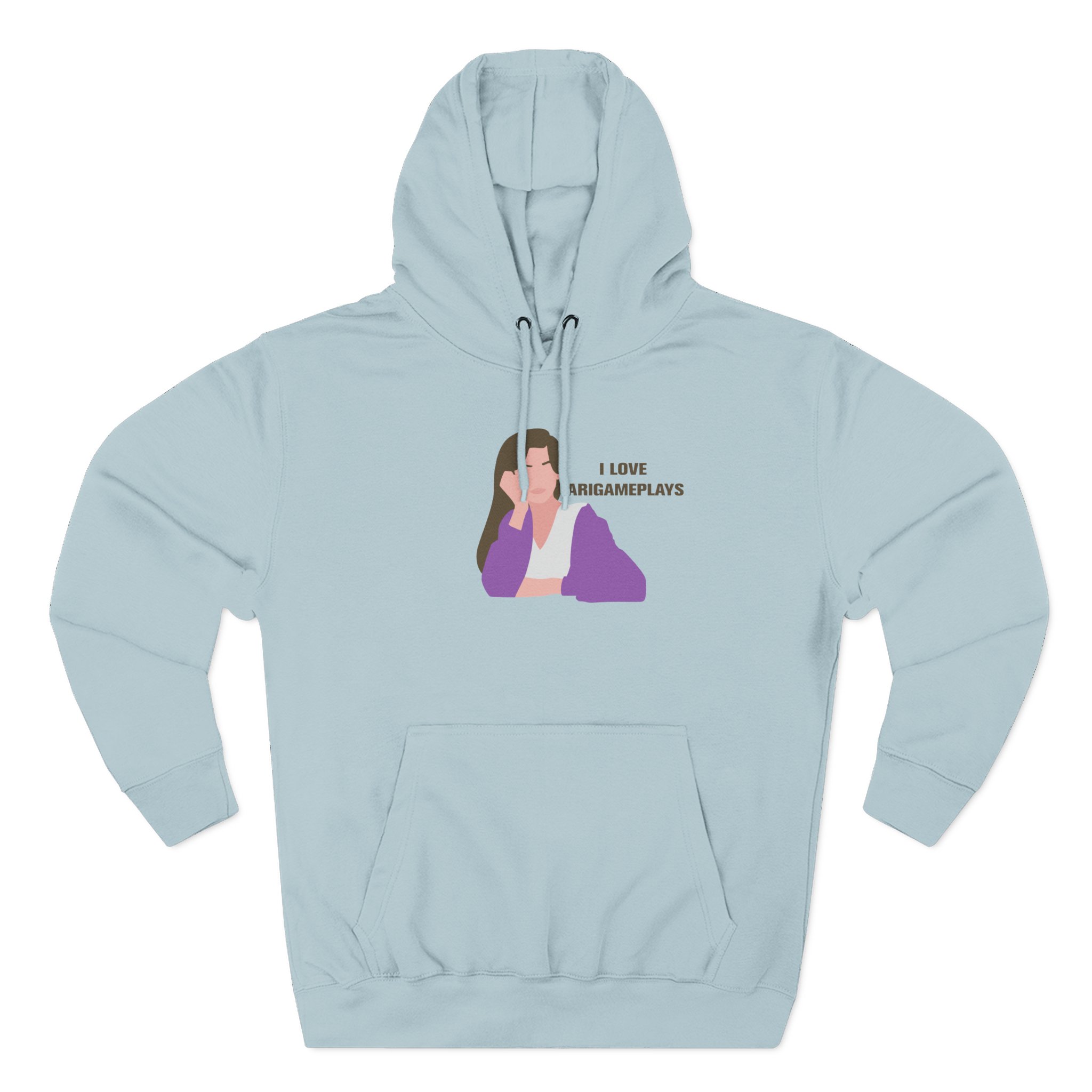 Arigameplays Three-Panel Fleece Hoodie