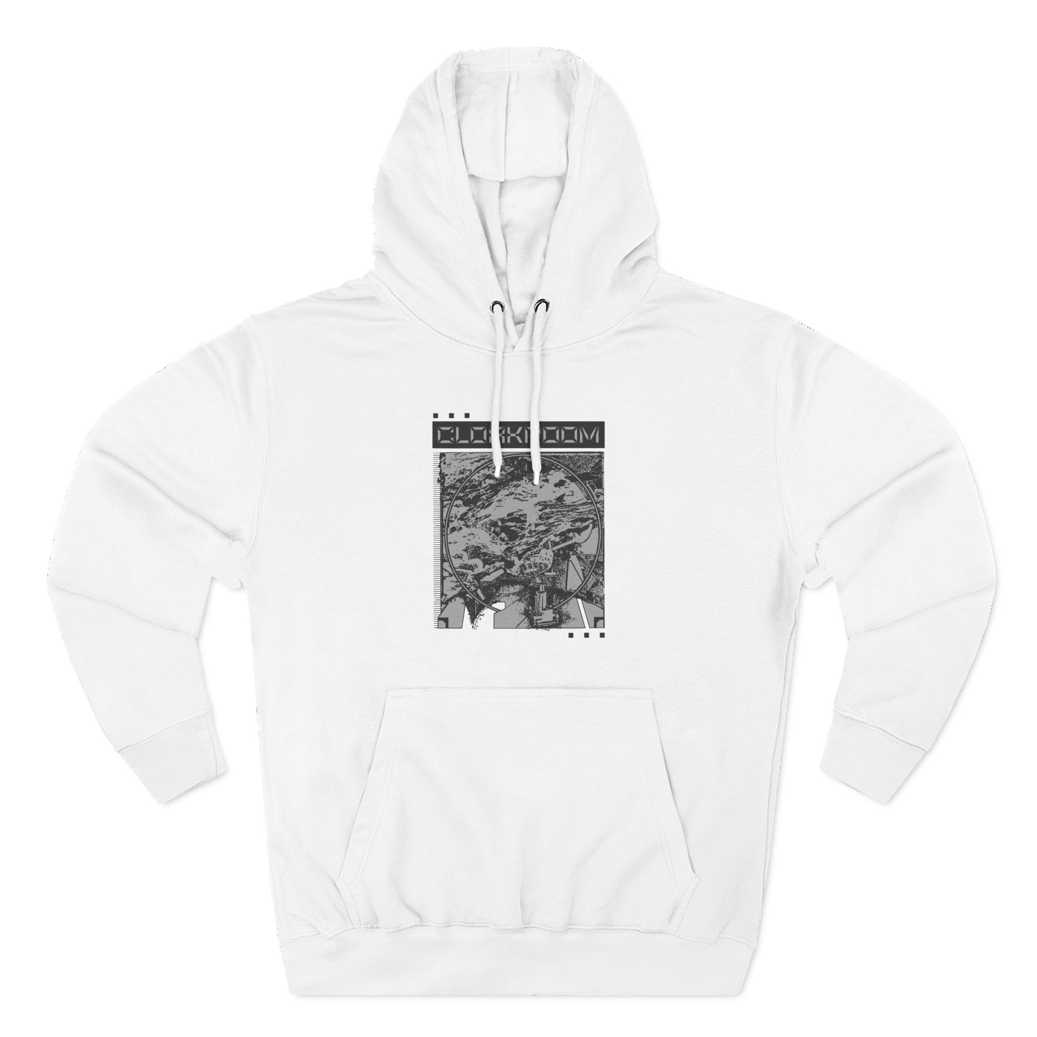 Cloakroom Dissolution Wave Three-Panel Fleece Hoodie