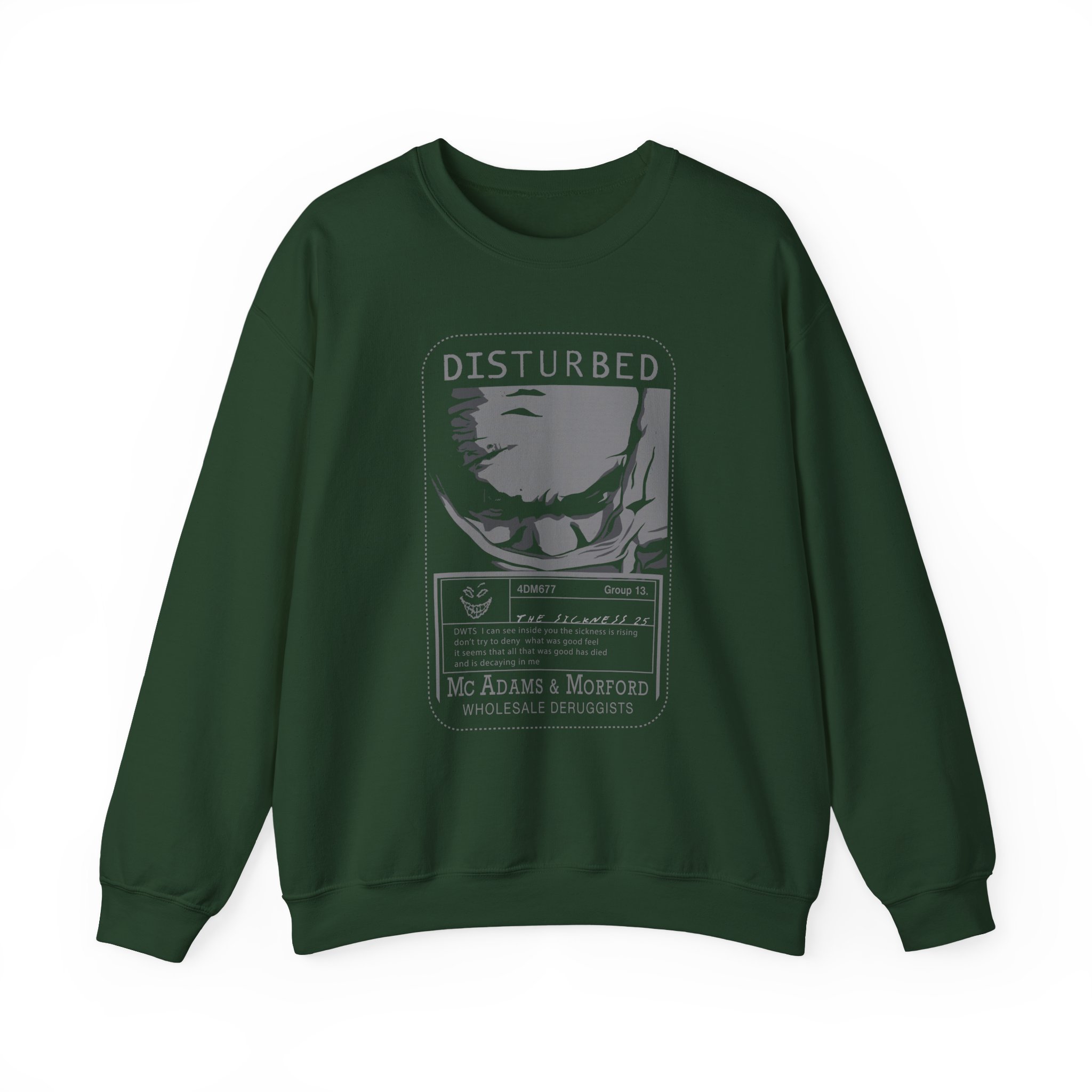 Disturbed Card Unisex Heavy Blendâ„¢ Crewneck Sweatshirt