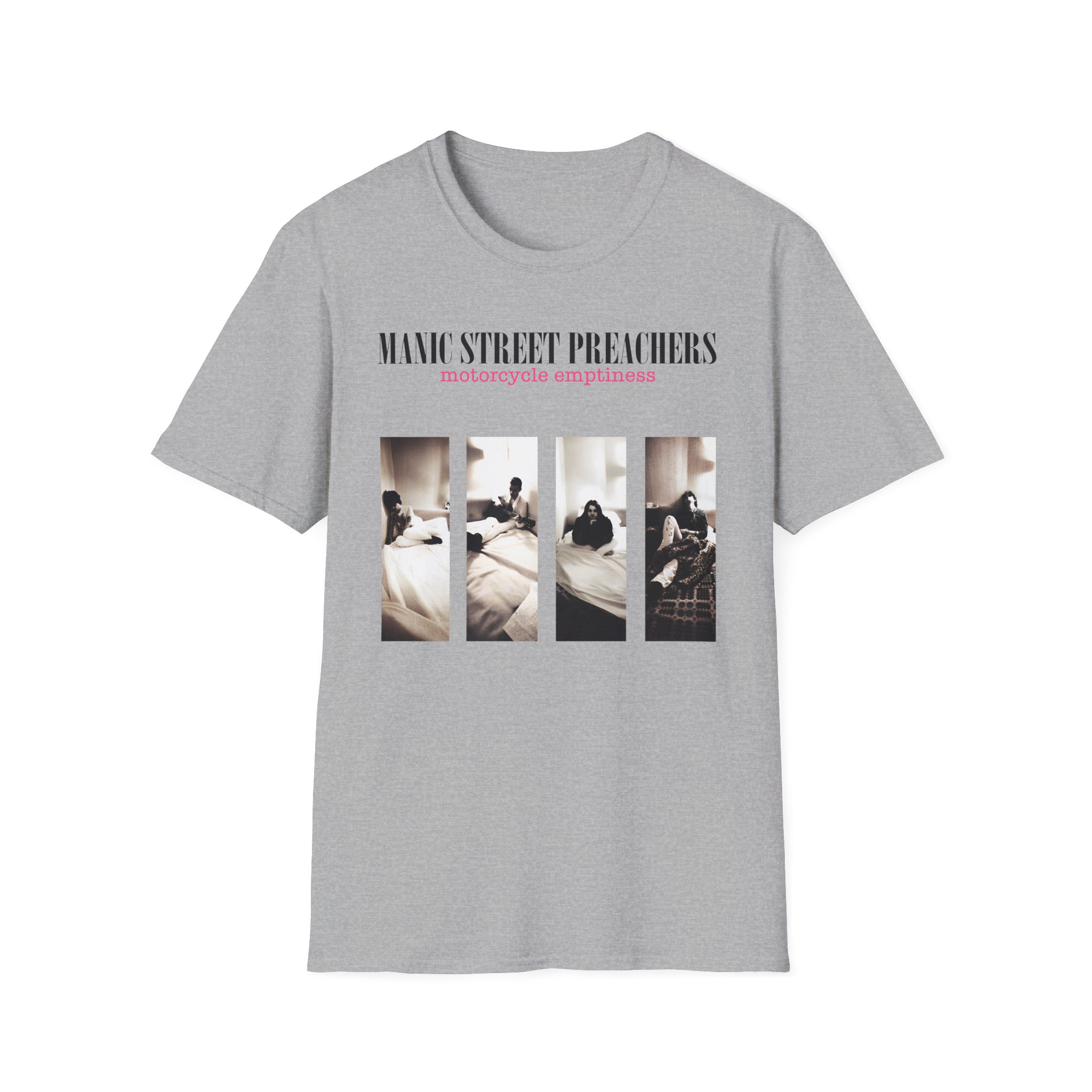 Manic Street Preachers Motorcycle Emptiness Photo Lilac Unisex Softstyle T-Shirt