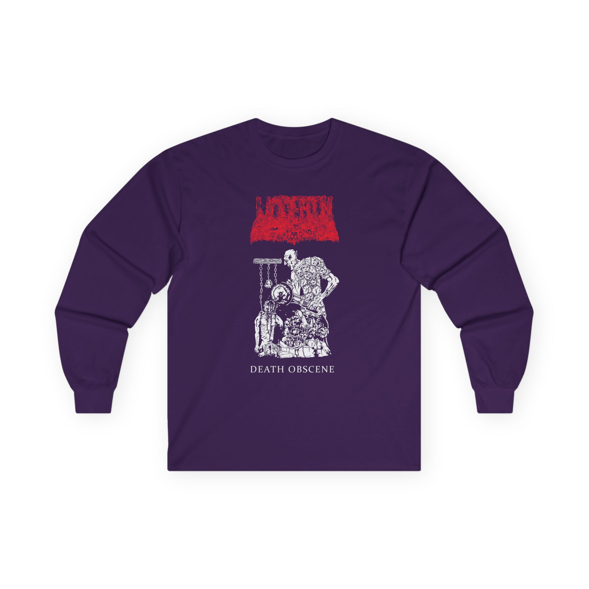 Undeath Death Obscene Unisex Ultra Cotton Long Sleeve Tee