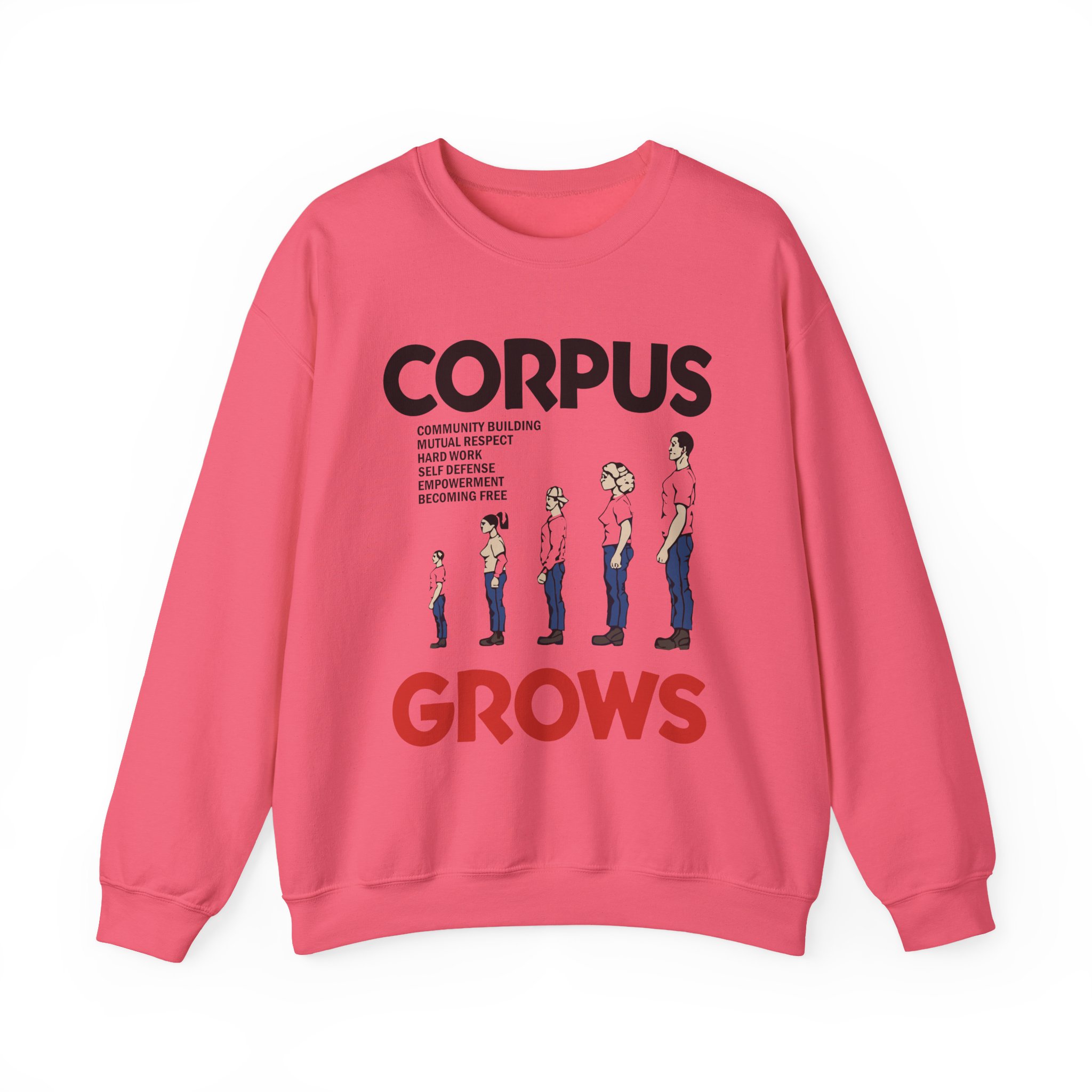 Show Me the Body Corpus Grows Unisex Heavy Blendâ„¢ Crewneck Sweatshirt