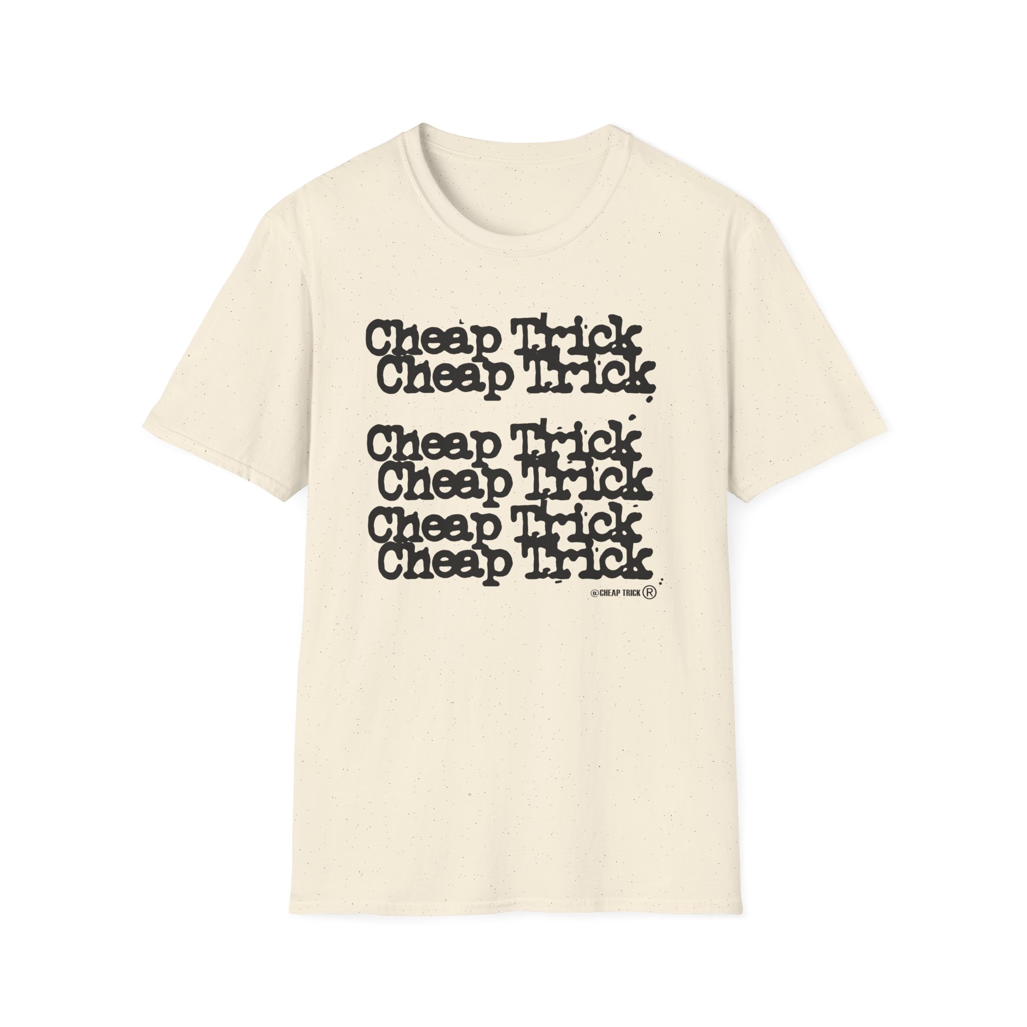 Cheap Trick Stacked Logo Unisex Softstyle T-Shirt