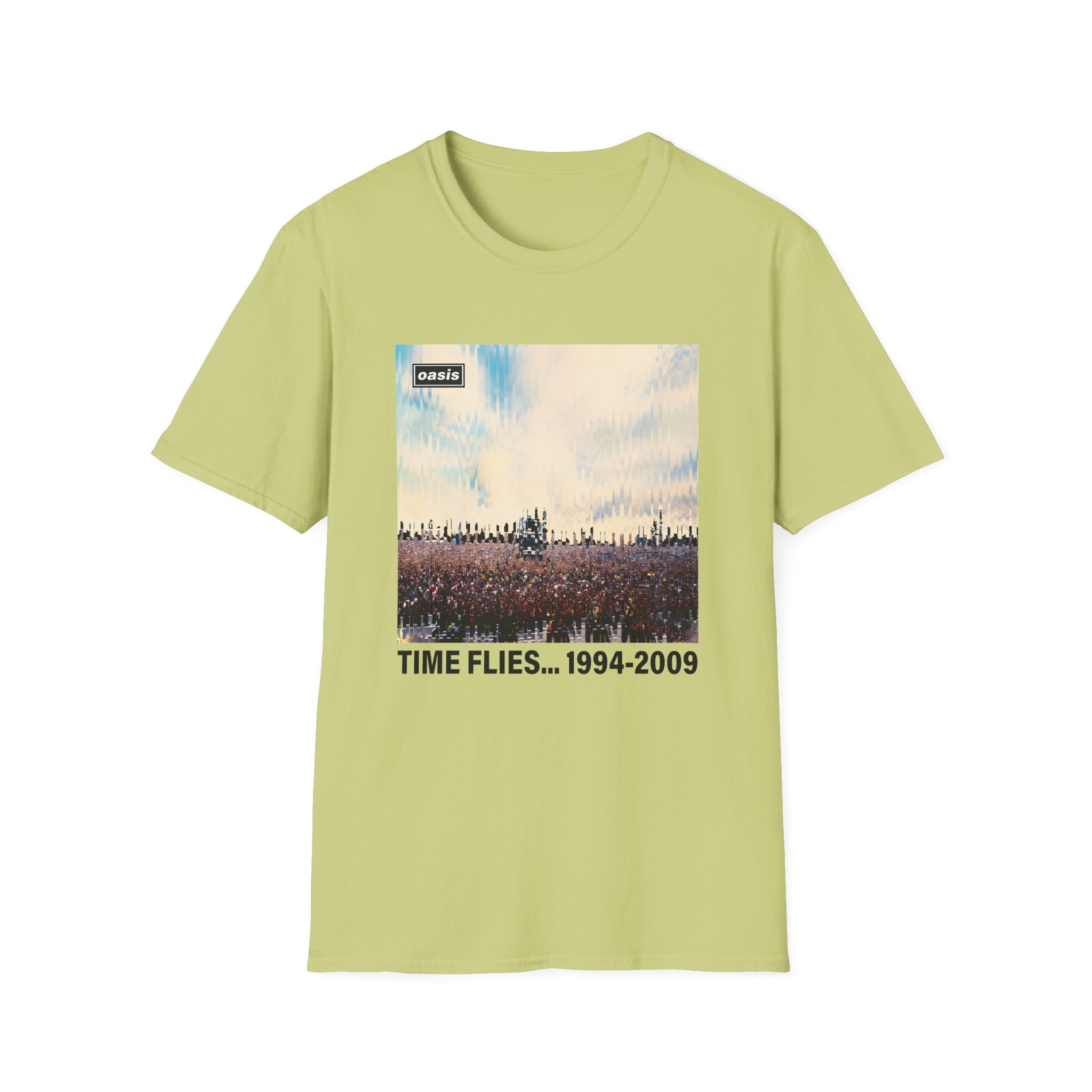 Oasis Time Flies 15th Anniversary Unisex Softstyle T-Shirt