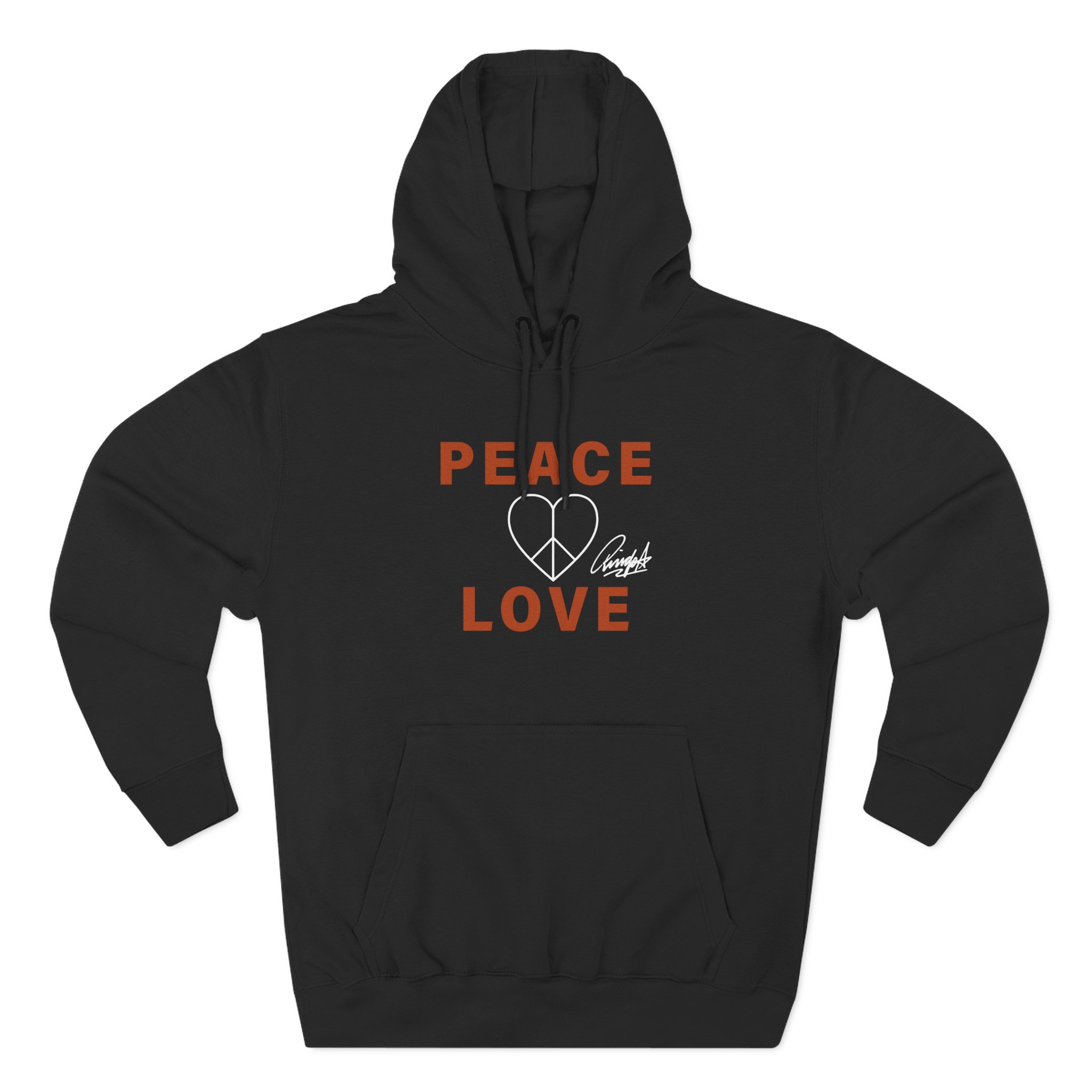 Ringo Starr Peace & Love Three-Panel Fleece Hoodie