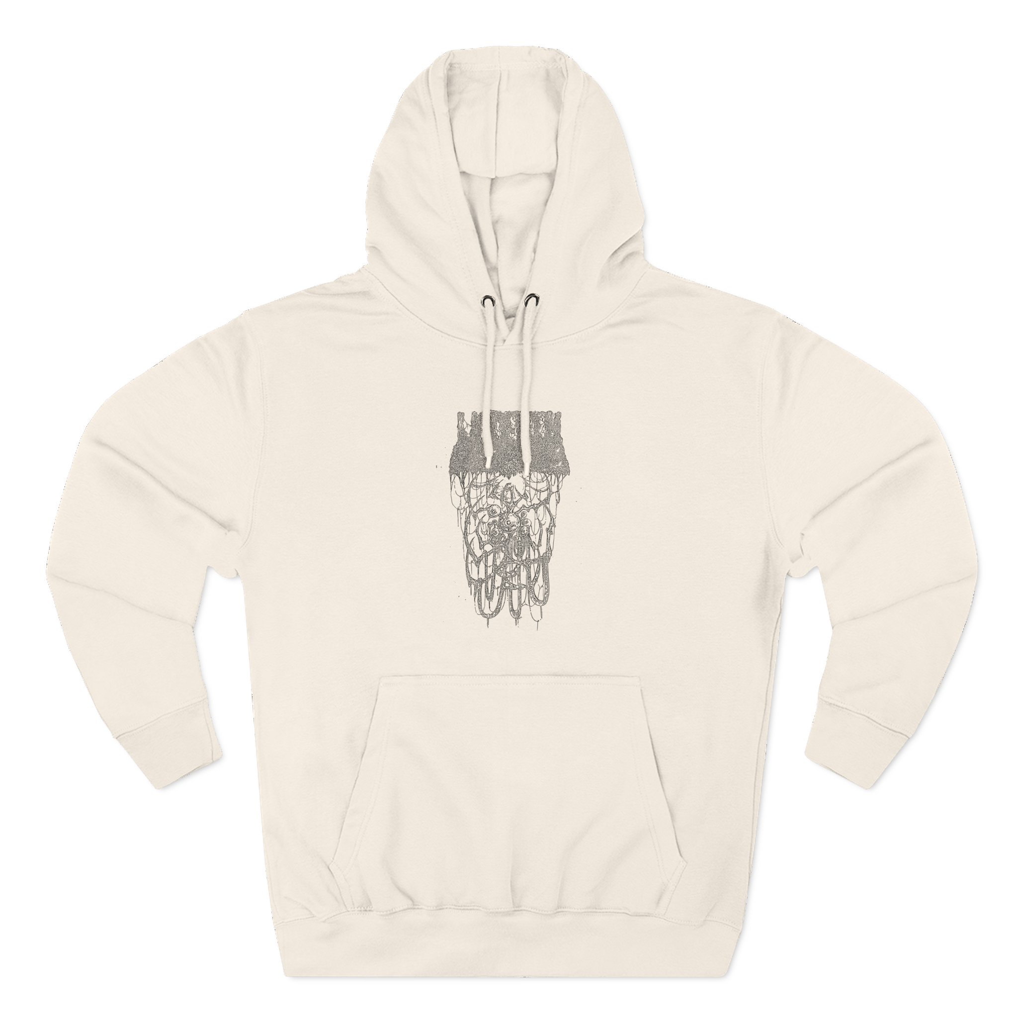 Undeath Eye Goop Three-Panel Fleece Hoodie