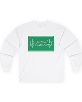 Oasis Logo Pitch Unisex Ultra Cotton Long Sleeve Tee