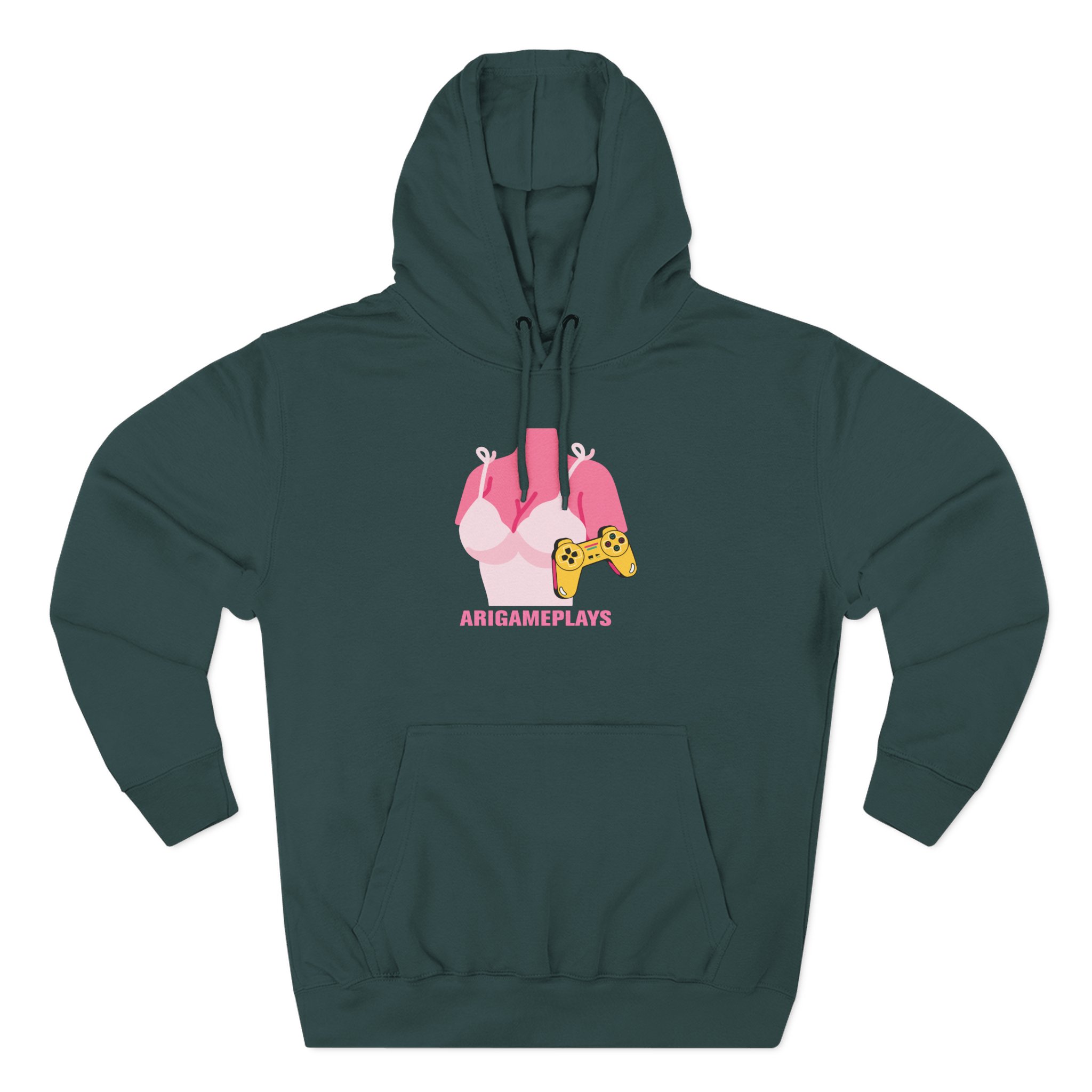 Arigameplays Three-Panel Fleece Hoodie
