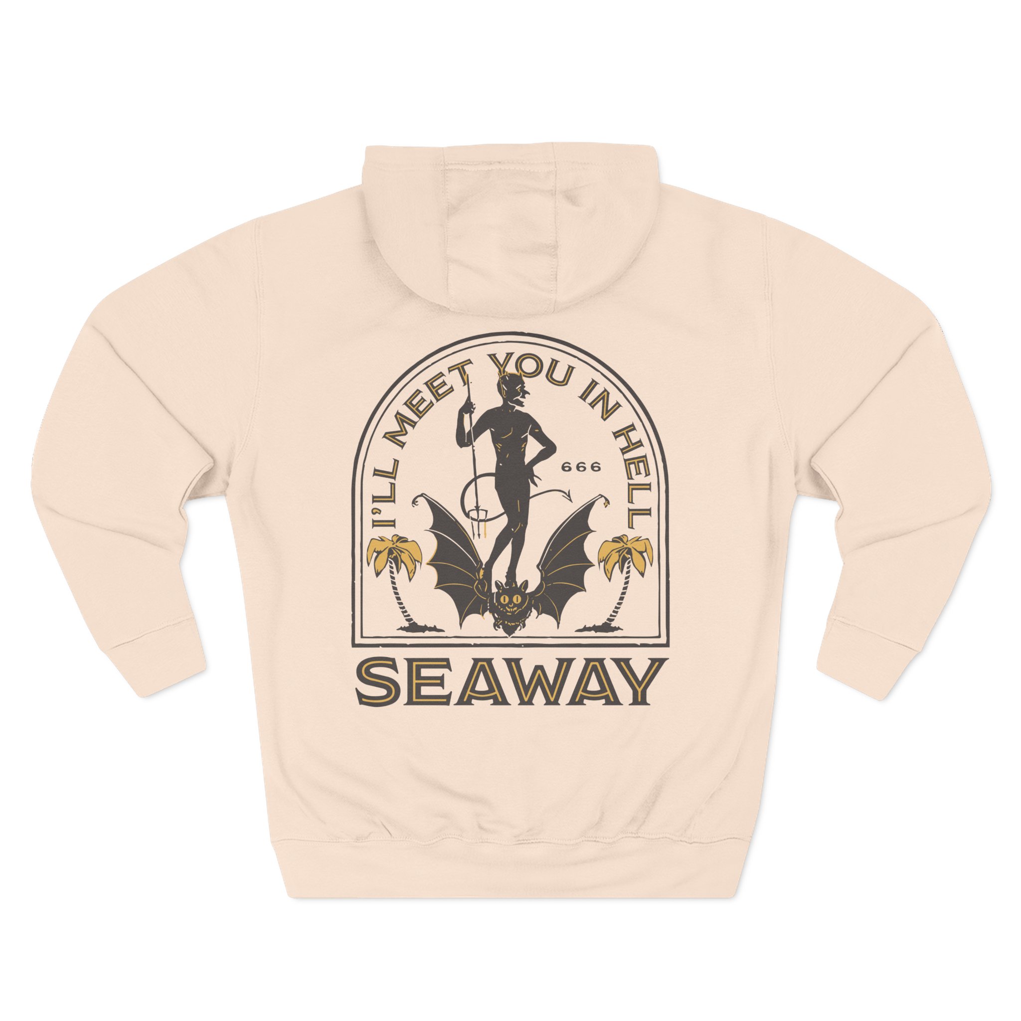 Seaway Hell Three-Panel Fleece Hoodie