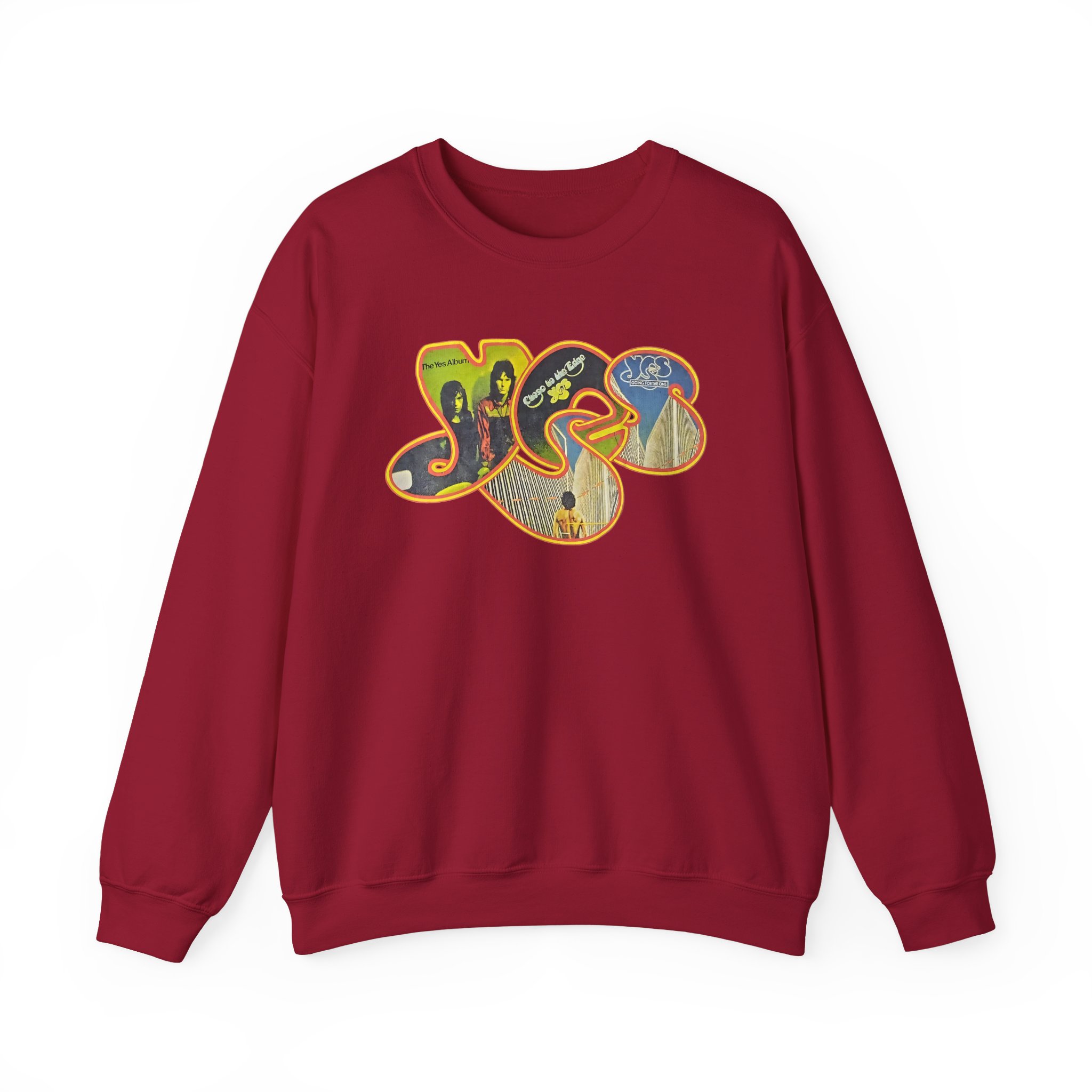 Yes Album Close to the Edge Going For the One Unisex Heavy Blendâ„¢ Crewneck Sweatshirt