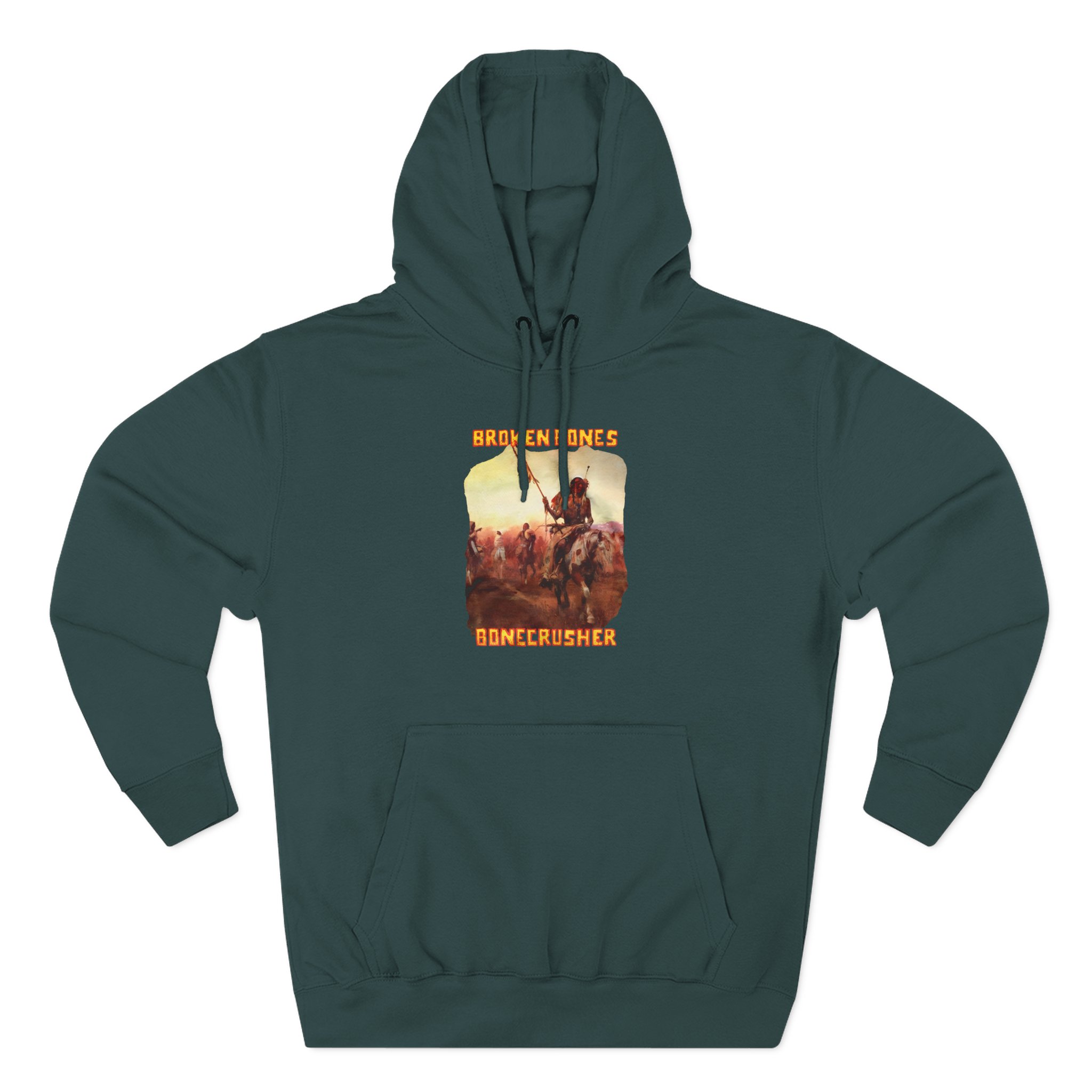 Broken Bones Bonecrusher Three-Panel Fleece Hoodie