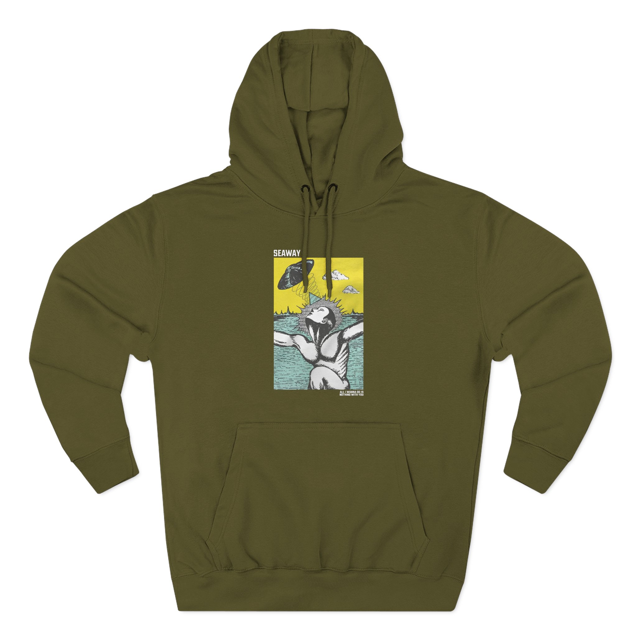 Seaway Earth Three-Panel Fleece Hoodie