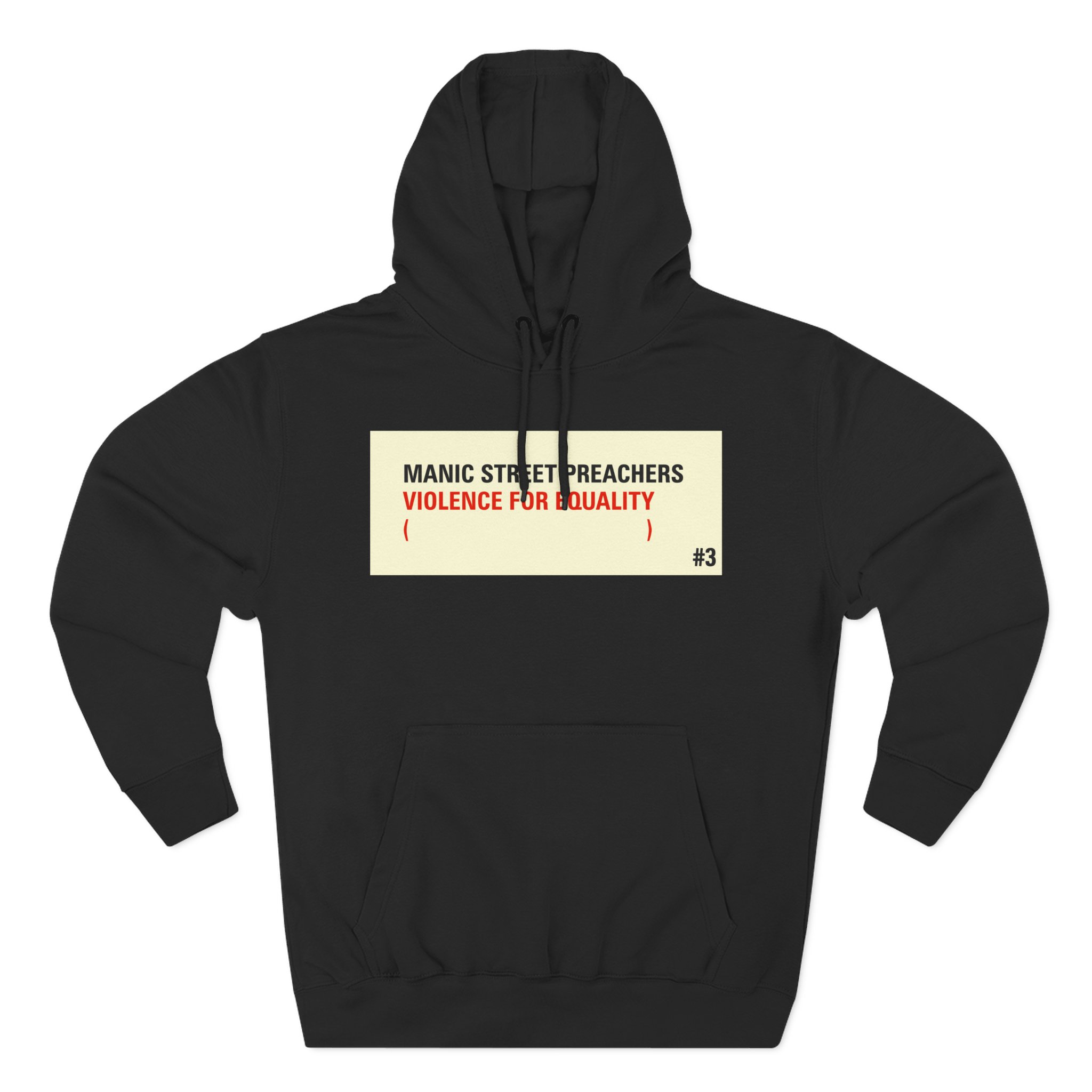 Manic Street Preachers Three-Panel Fleece Hoodie