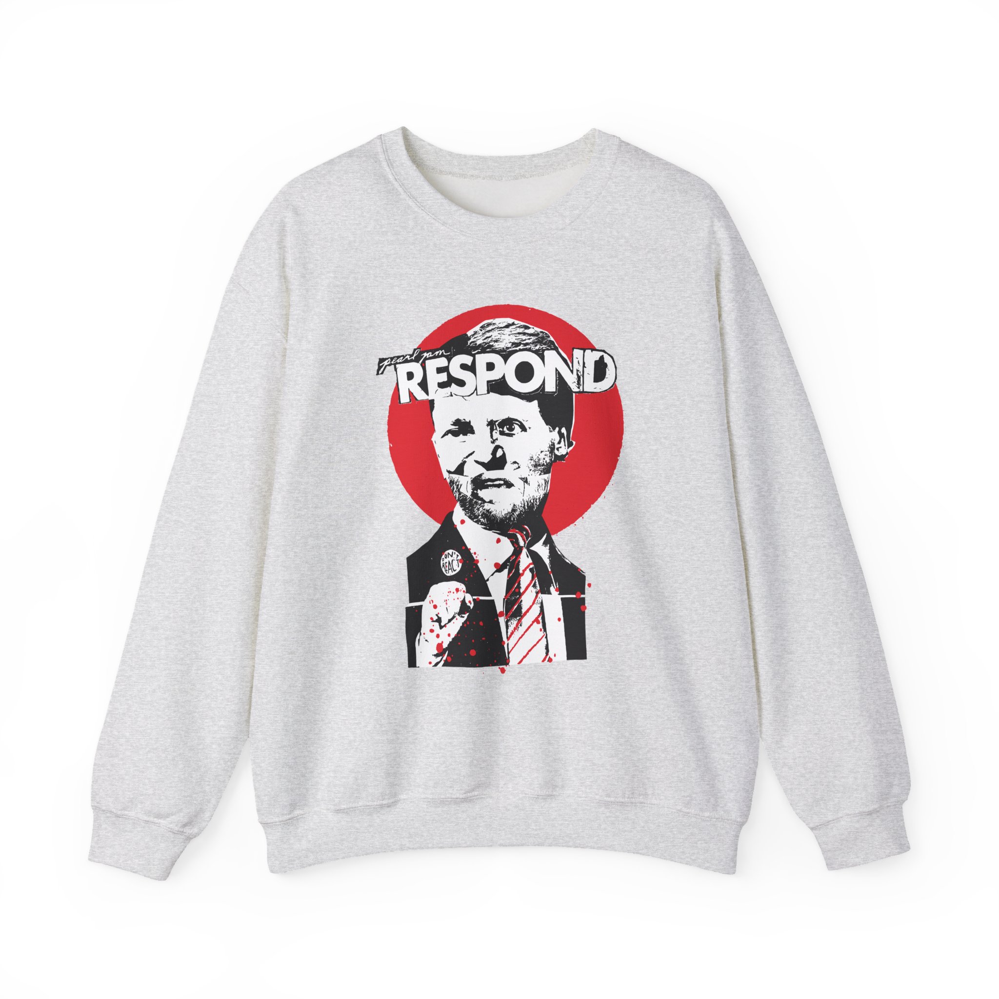 Pearl Jam Respond Unisex Heavy Blendâ„¢ Crewneck Sweatshirt