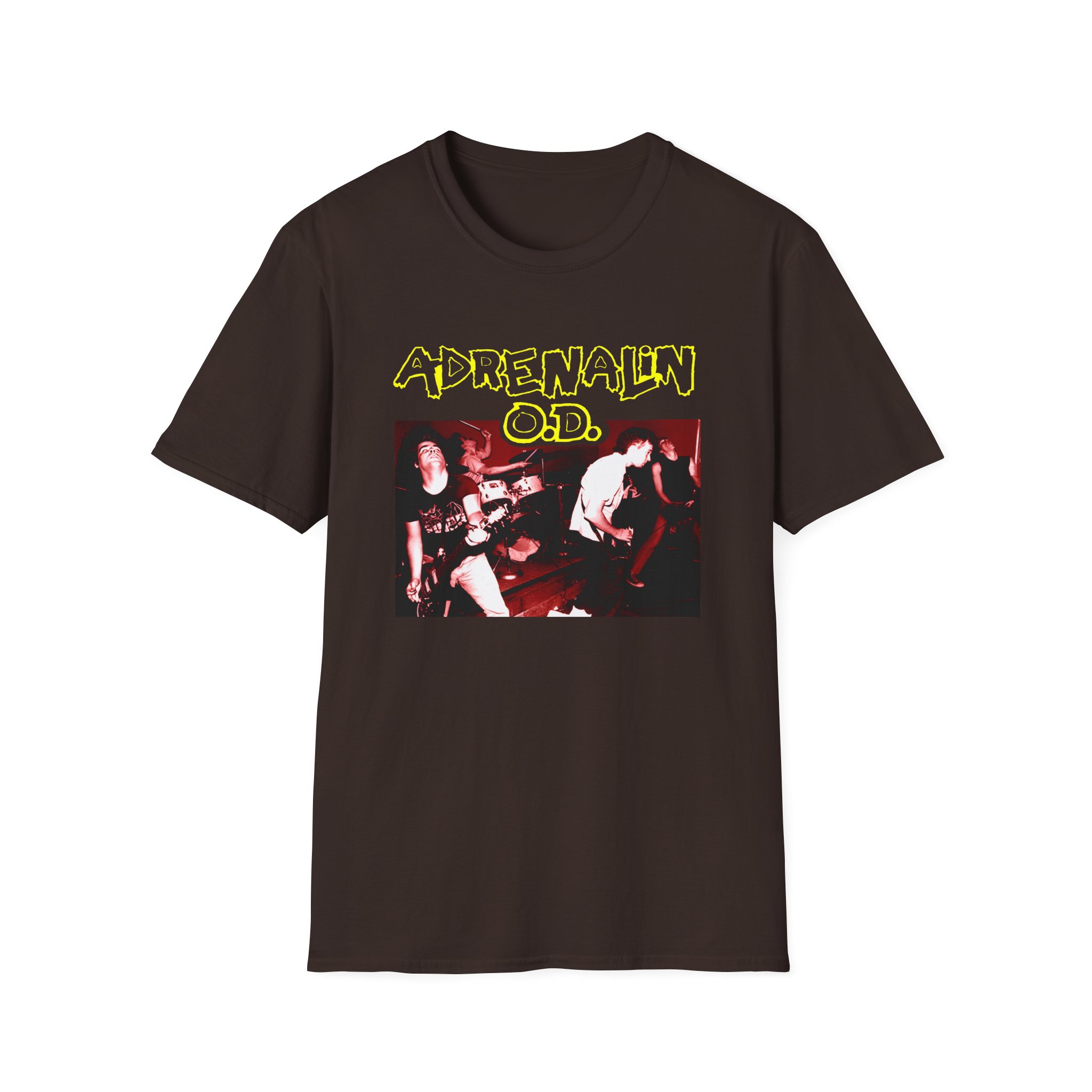 Adrenalin Od Live Shot Unisex Softstyle T-Shirt