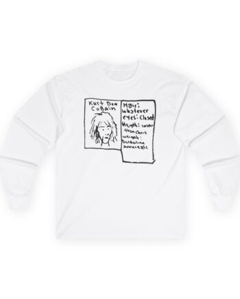 Kurt Cobain Kurt Don Profile Unisex Ultra Cotton Long Sleeve Tee