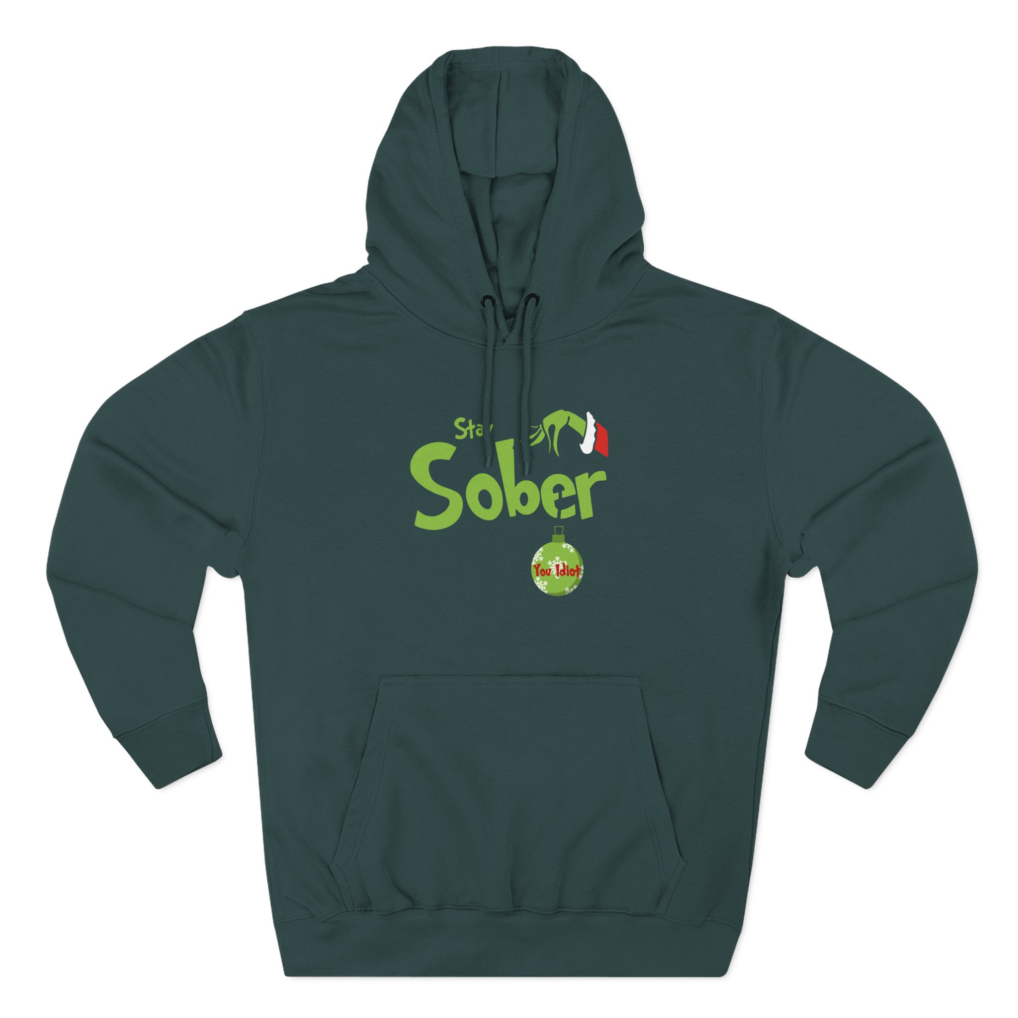 Daydrian Harding Stay Sober You Idiot Three-Panel Fleece Hoodie