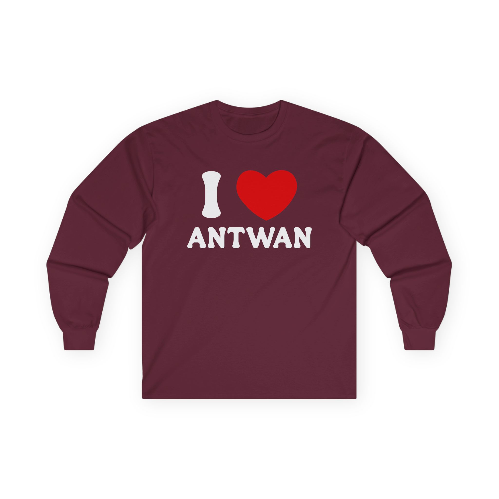 Antwan I Love Unisex Ultra Cotton Long Sleeve Tee