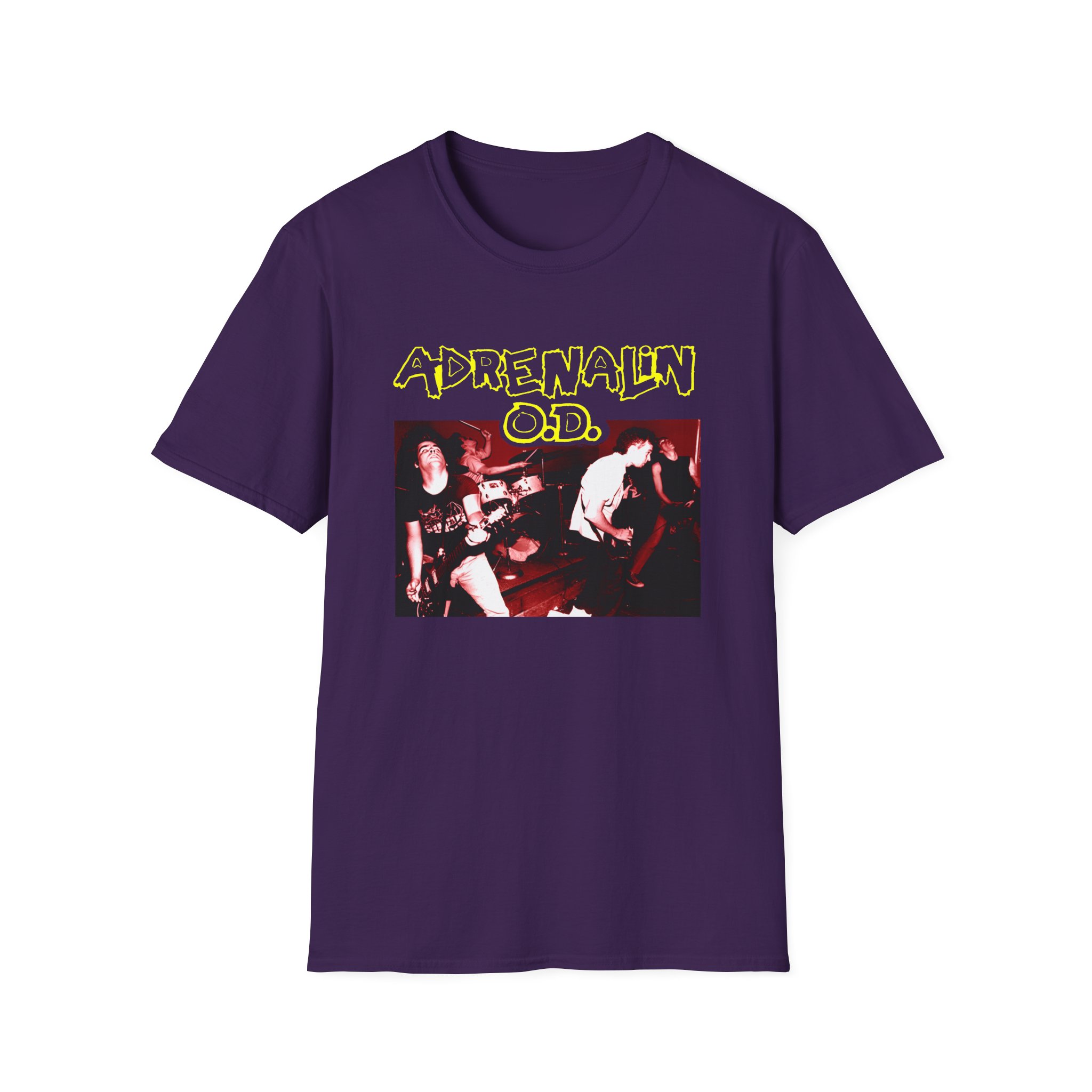 Adrenalin Od Live Shot Unisex Softstyle T-Shirt