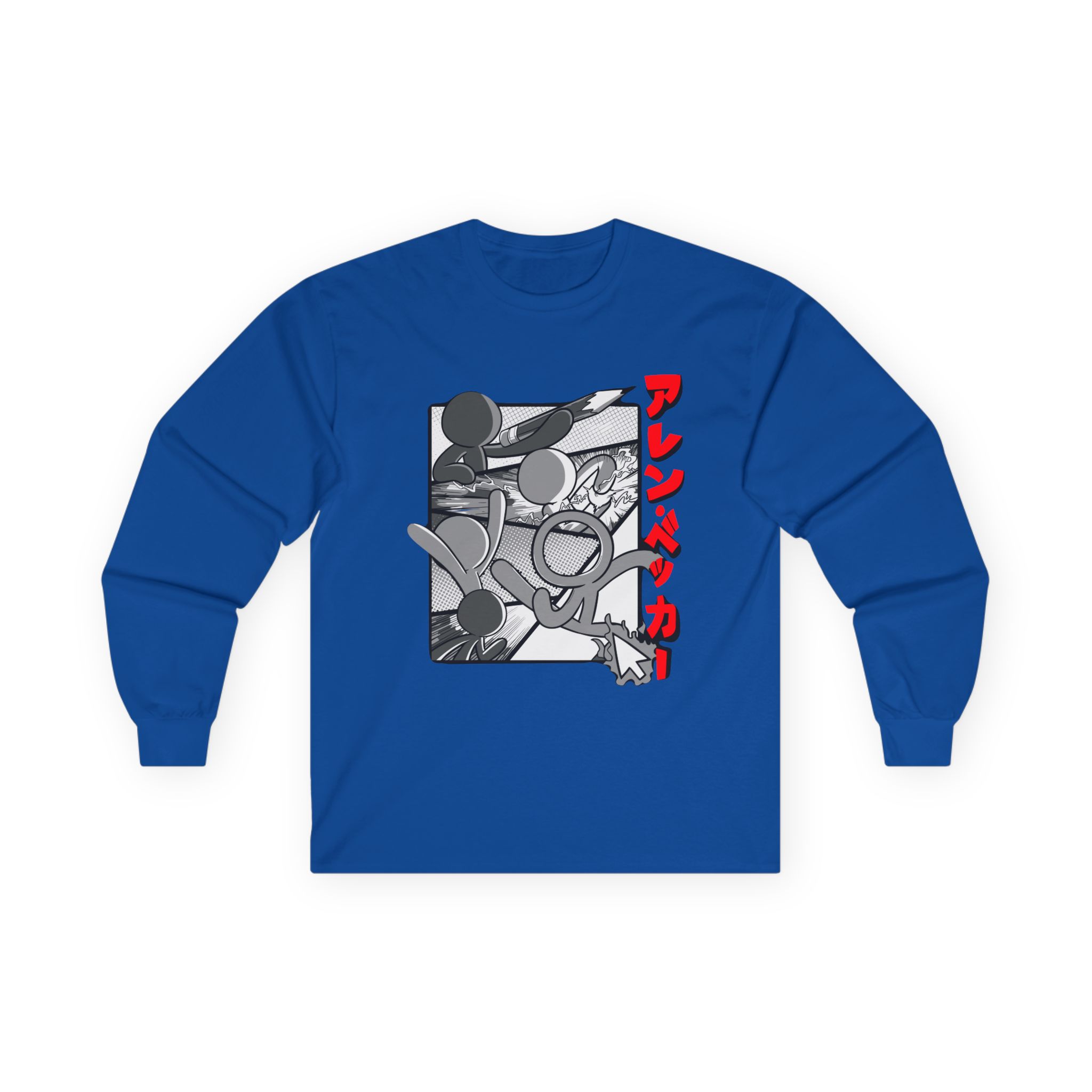 Alan Becker Manga Unisex Ultra Cotton Long Sleeve Tee