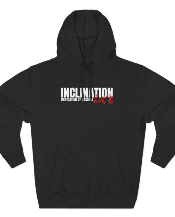 Inclination Straight Edge Three-Panel Fleece Hoodie