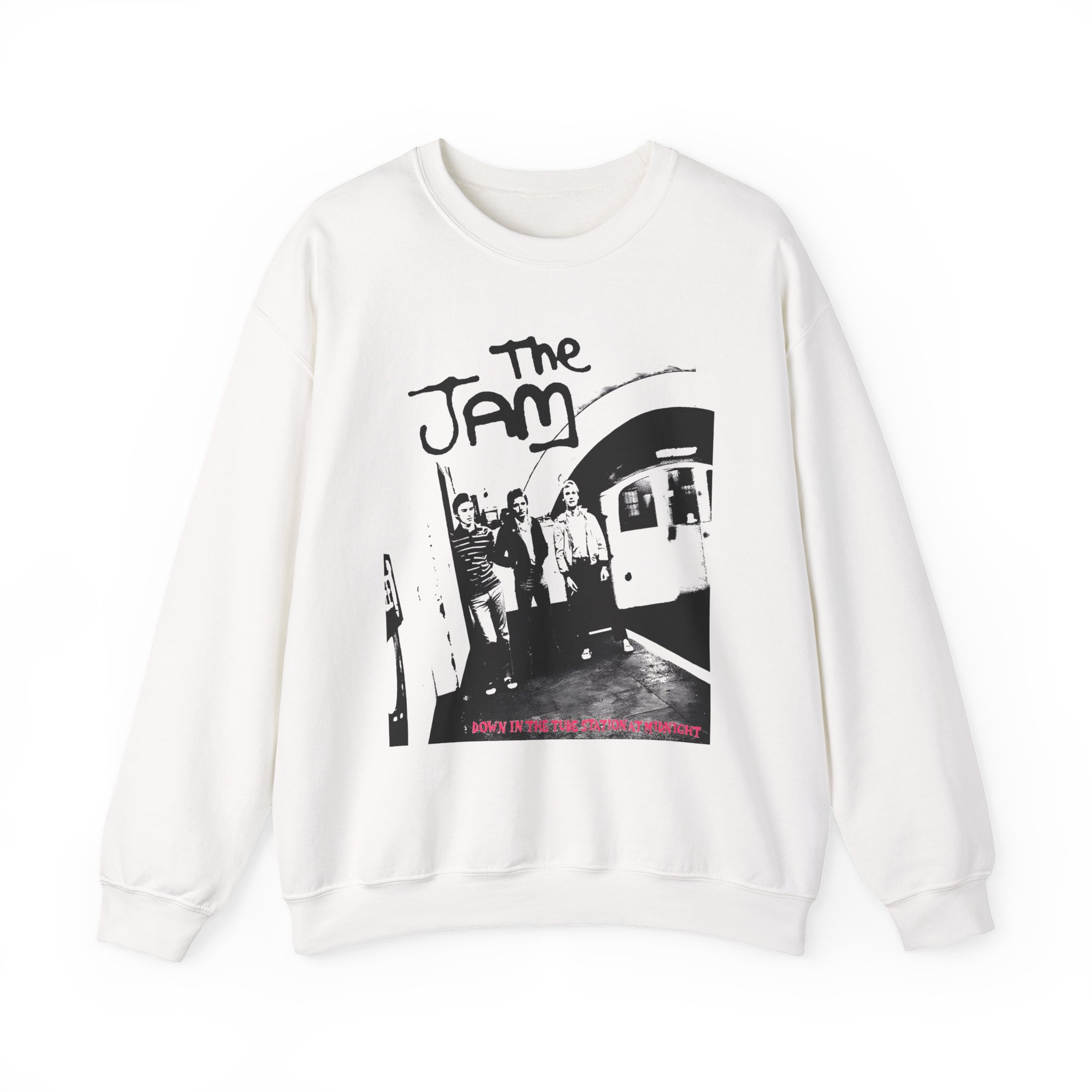 TJ Down at the Tube Station Unisex Heavy Blendâ„¢ Crewneck Sweatshirt