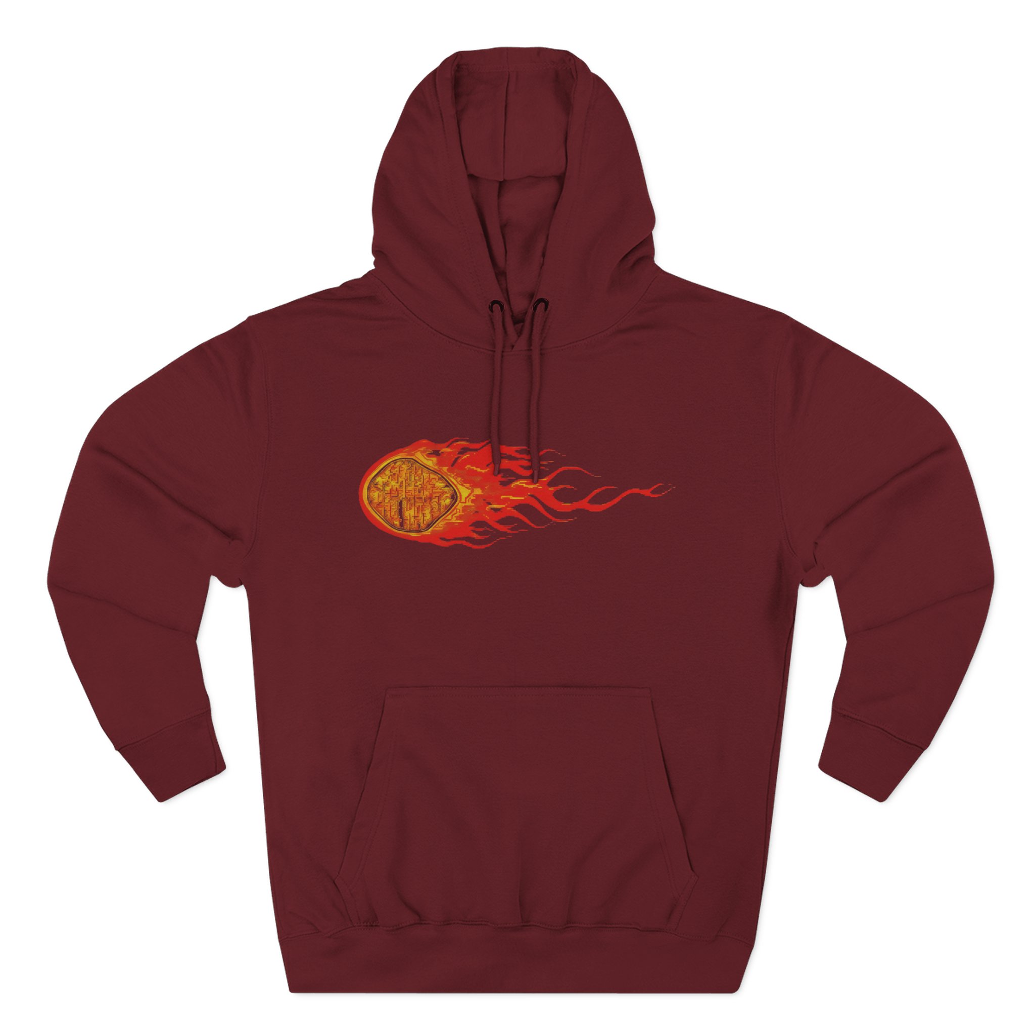Show Me the Body Ttw Flame Three-Panel Fleece Hoodie