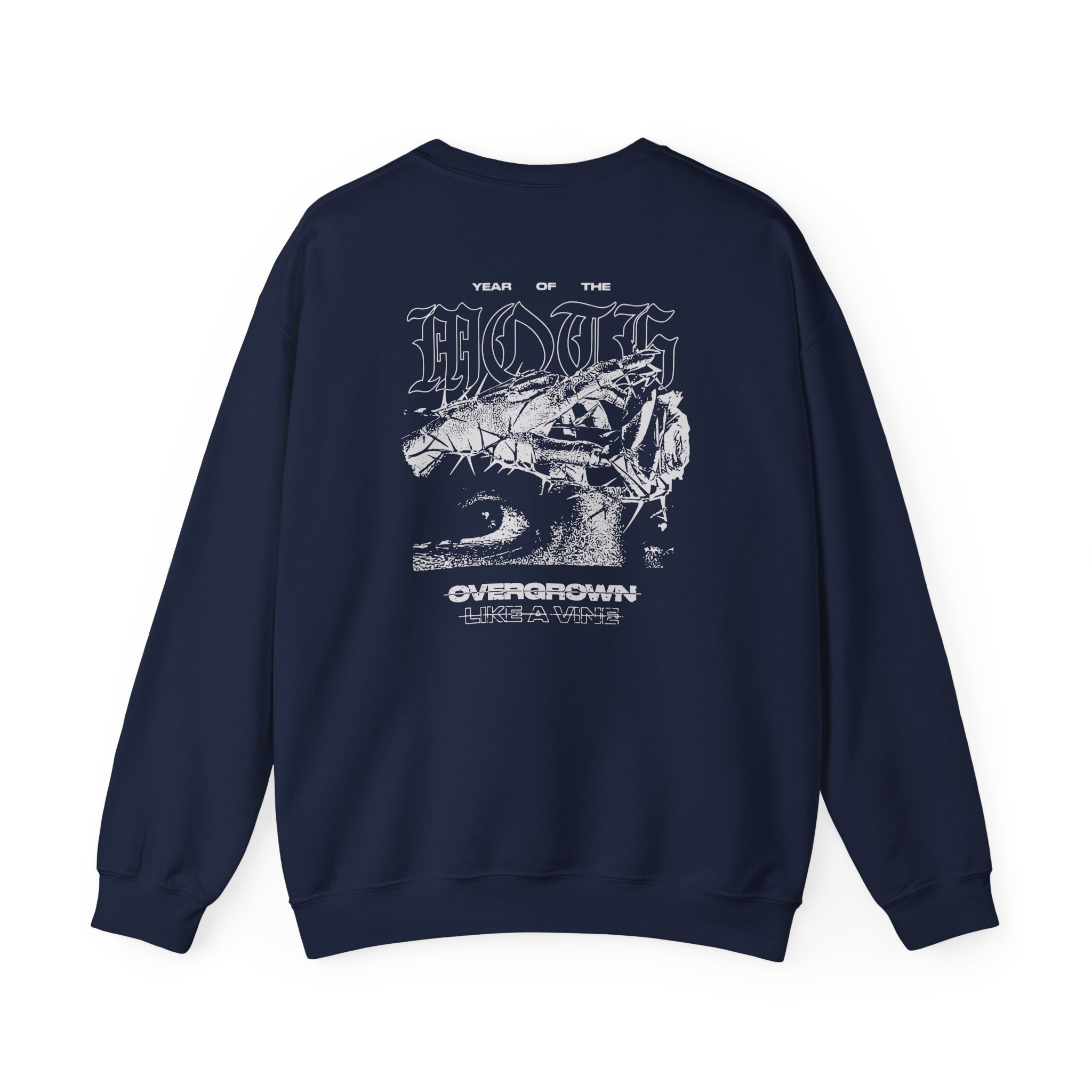 Like Moths to Flames Overgrown Unisex Heavy Blendâ„¢ Crewneck Sweatshirt