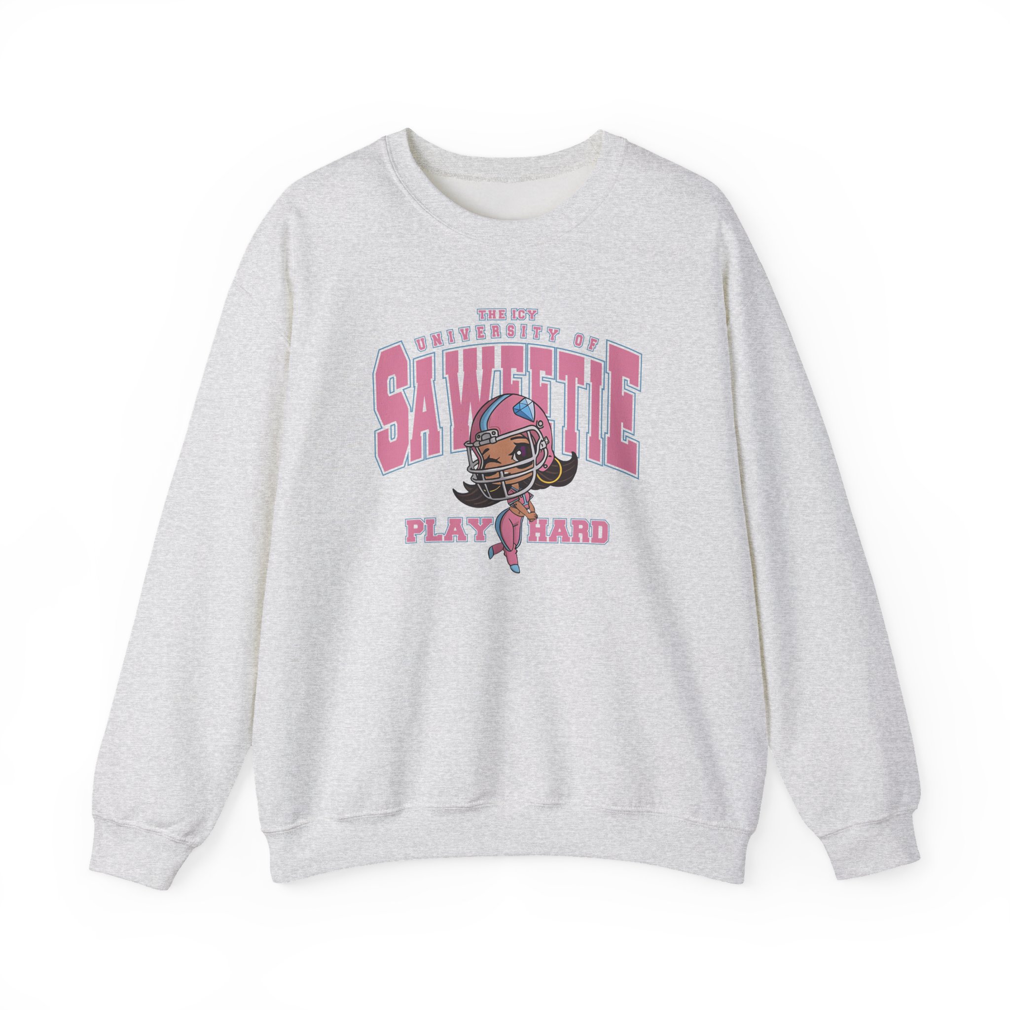 Saweetie the Icy University Unisex Heavy Blend Crewneck Sweatshirt