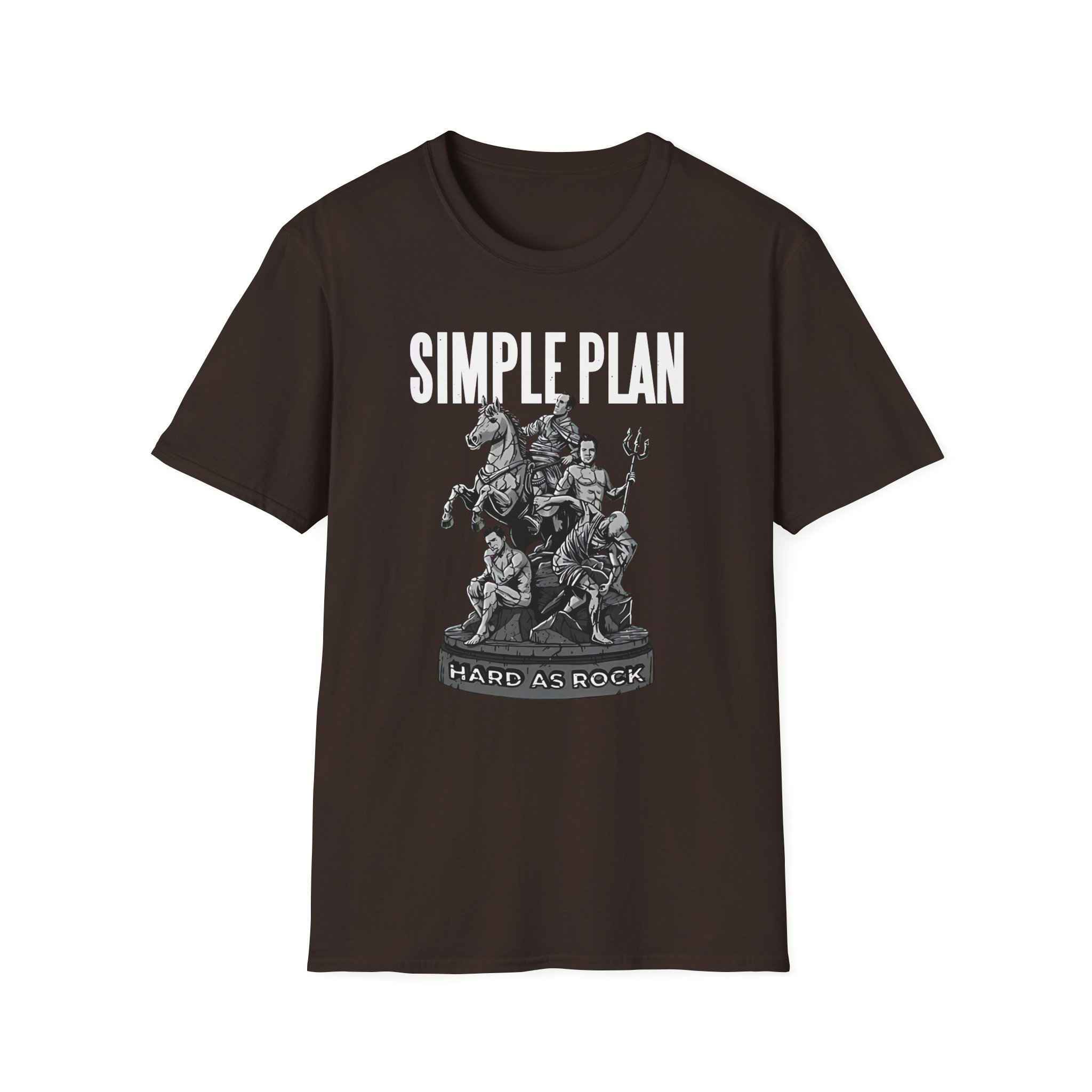 Simple Plan Hard as Rock Unisex Softstyle T-Shirt