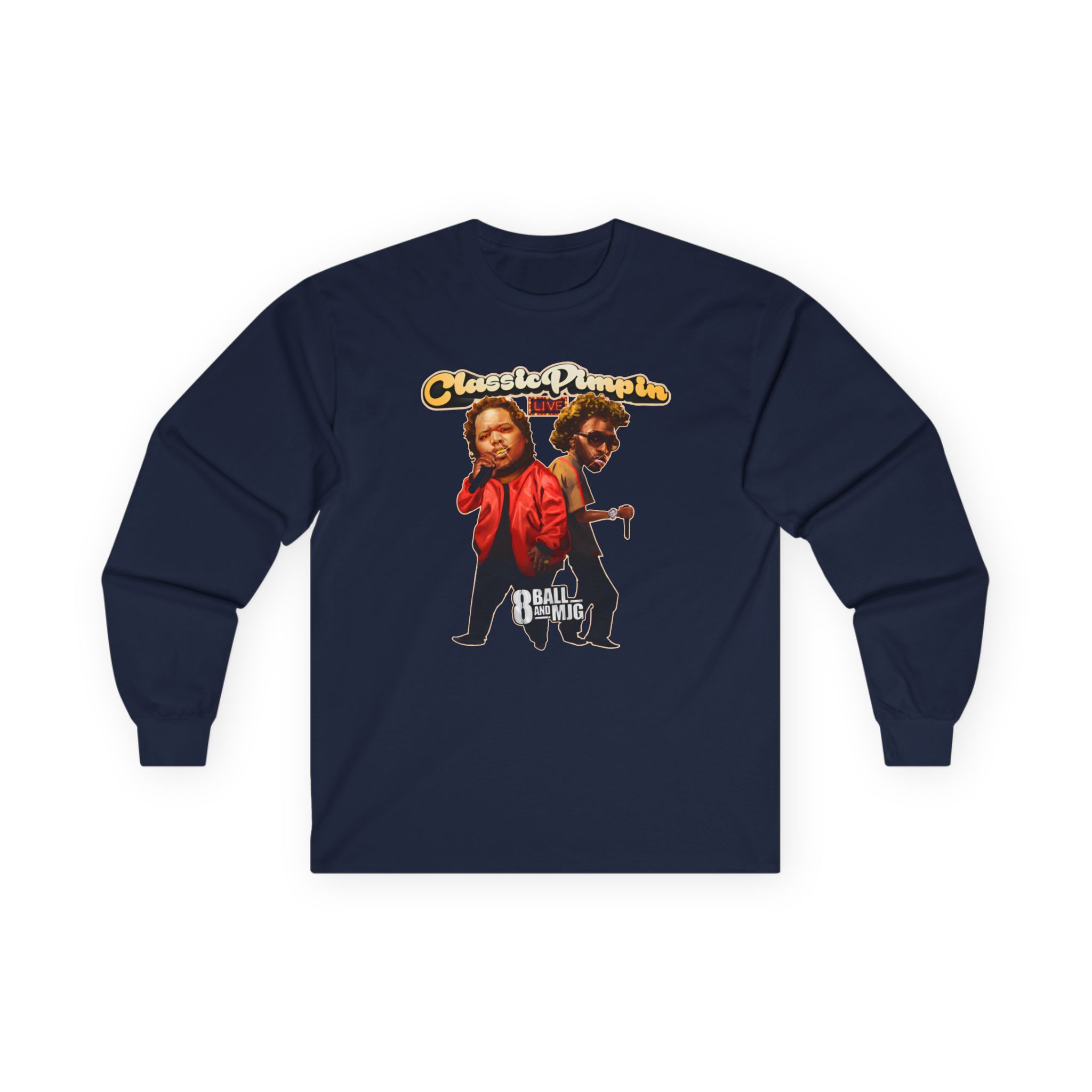 8ball Mjg Classic Pimpin Unisex Ultra Cotton Long Sleeve Tee