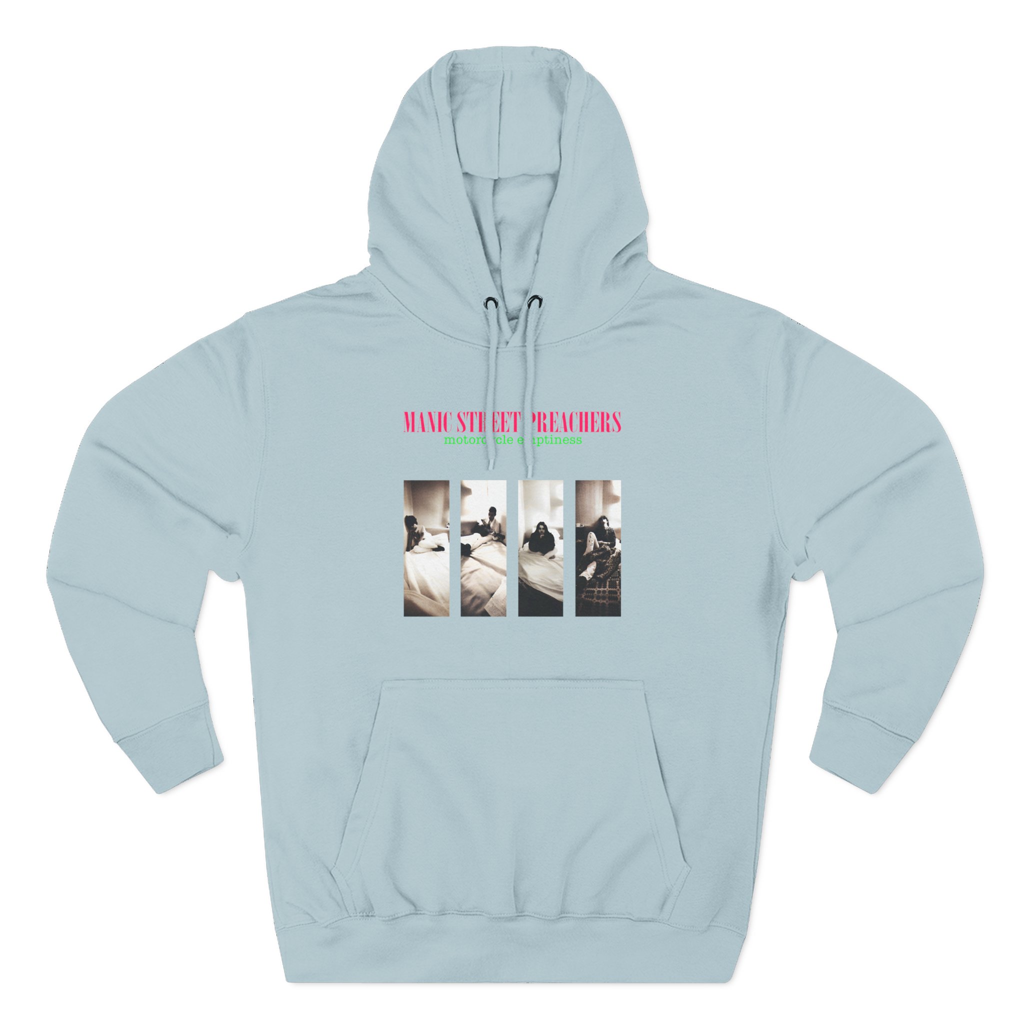 Manic Street Preachers Motorcycle Emptiness Photo Lilac Three-Panel Fleece Hoodie