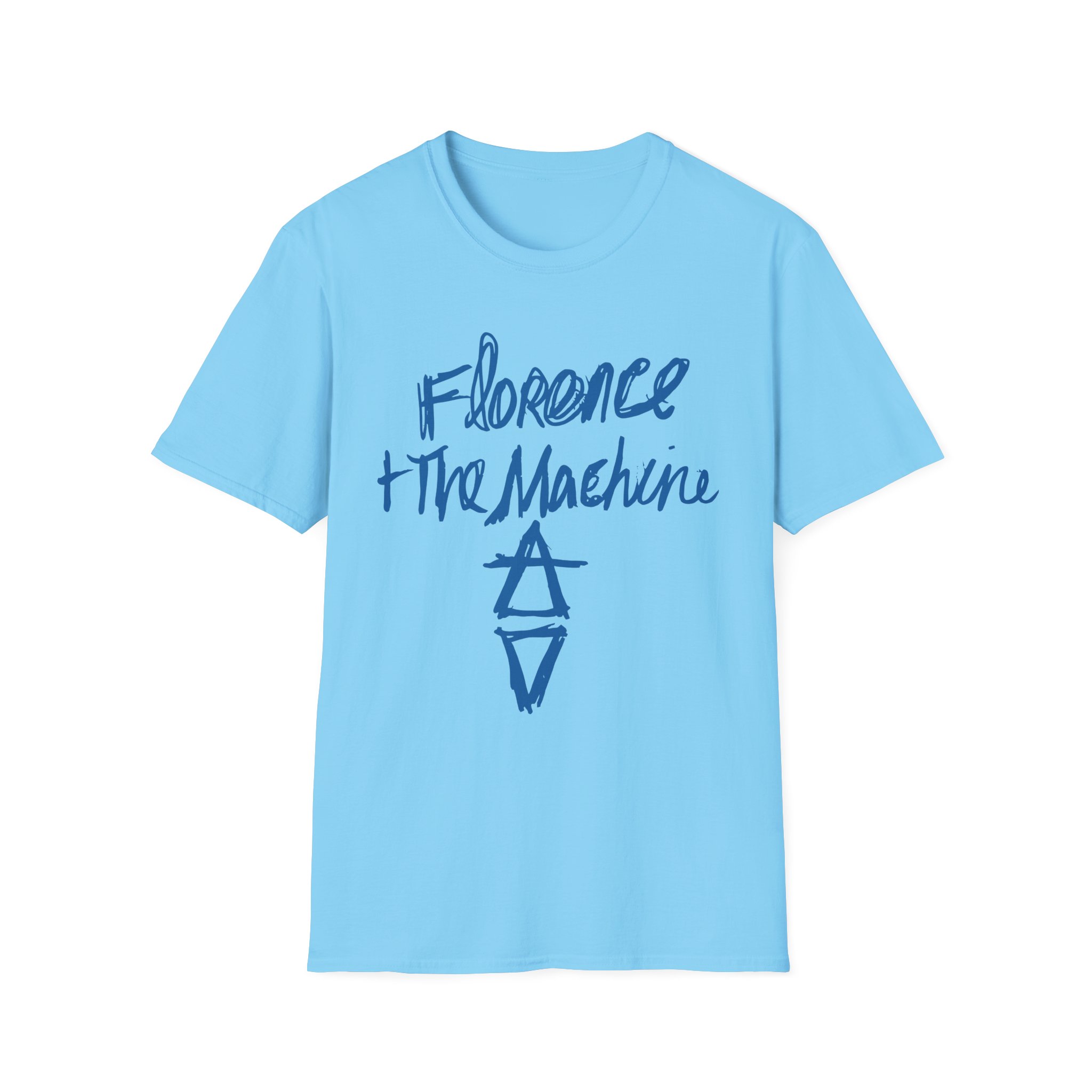 Florence and the Machine Hand Drawn Logo Unisex Softstyle T-Shirt
