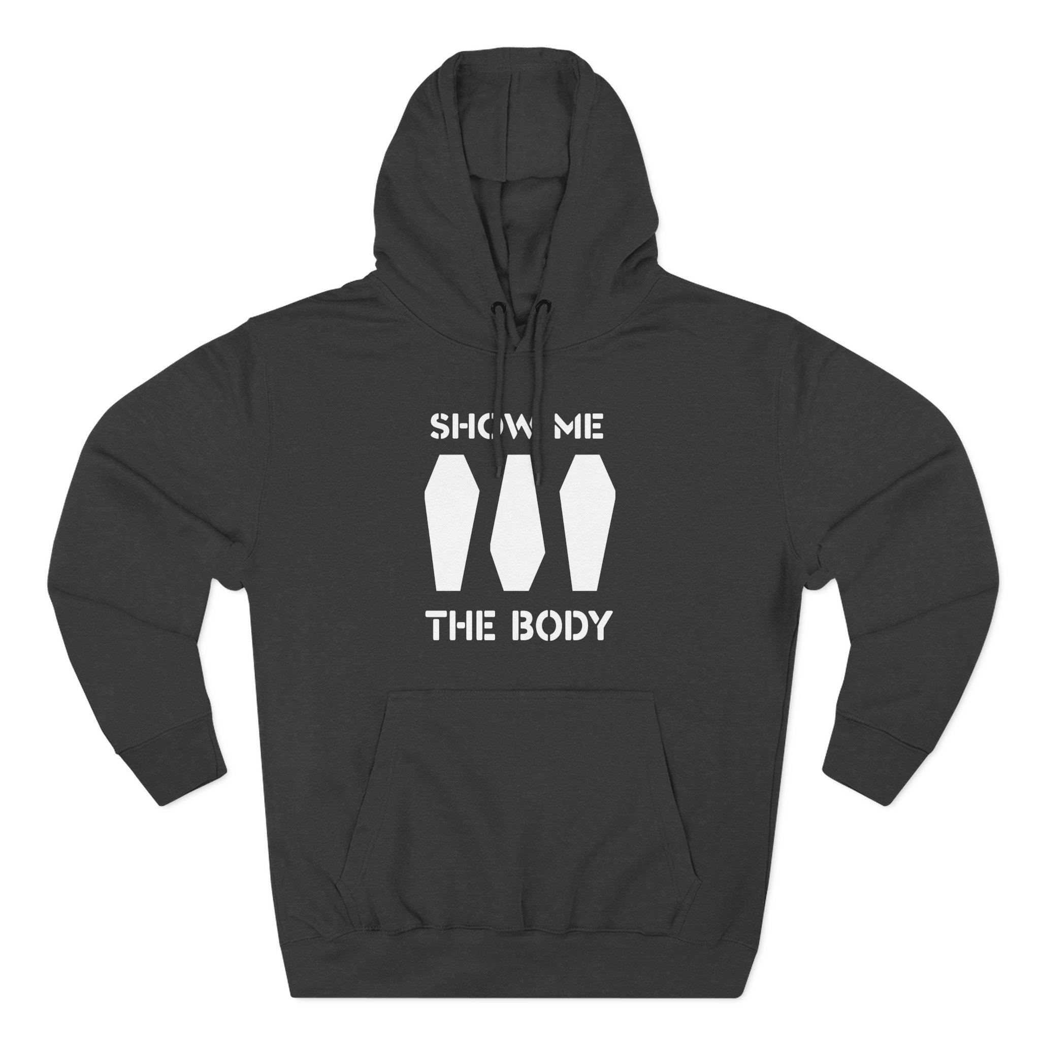 Show Me the Body Coffin Three-Panel Fleece Hoodie