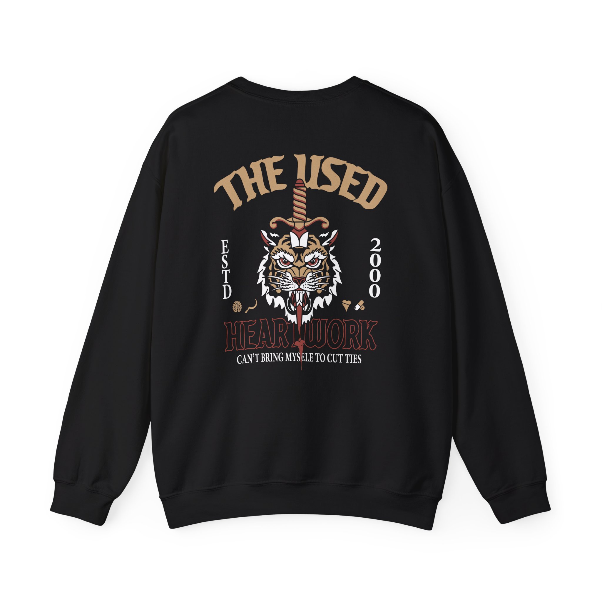 The Used Self Titled 25 Year Unisex Heavy Blendâ„¢ Crewneck Sweatshirt