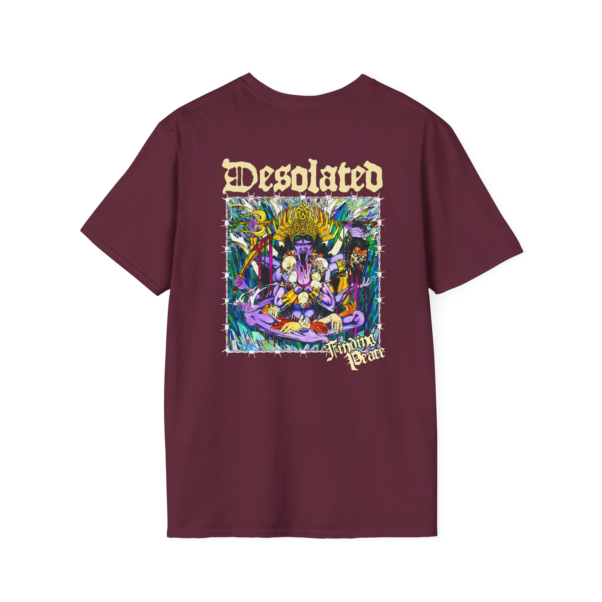 Desolated Finding Peace Unisex Softstyle T-Shirt