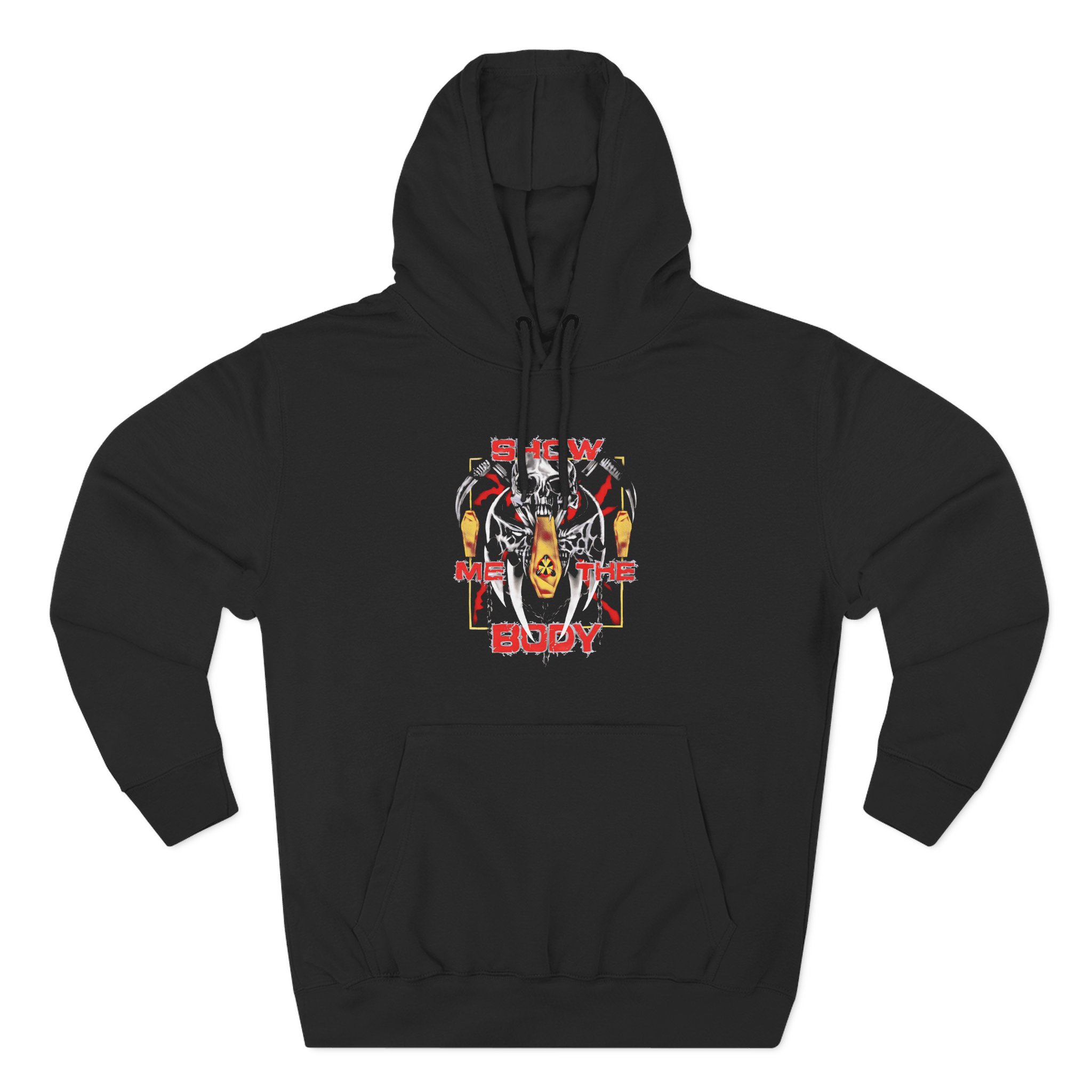 Show Me the Body Radiation Three-Panel Fleece Hoodie