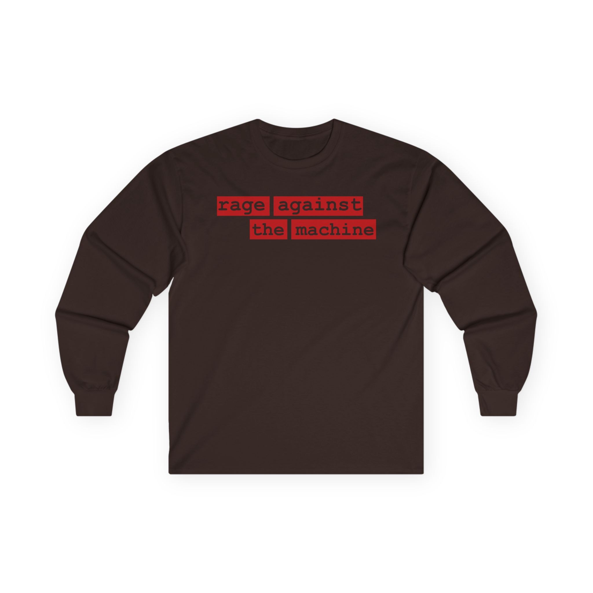 Rage Against the Machine Rage Stencil Type Unisex Ultra Cotton Long Sleeve Tee