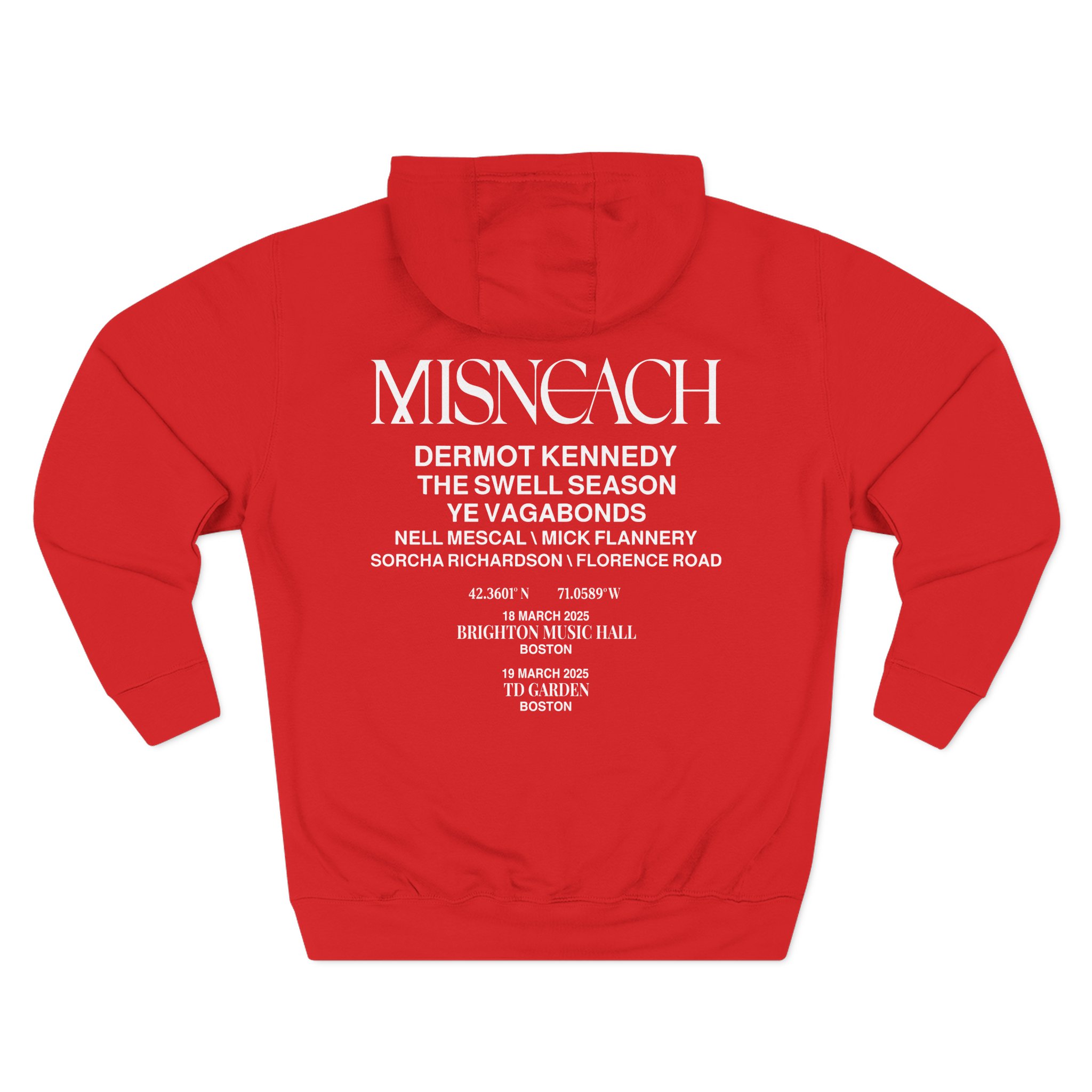 Dermot Kennedy Misneach Festival Three-Panel Fleece Hoodie
