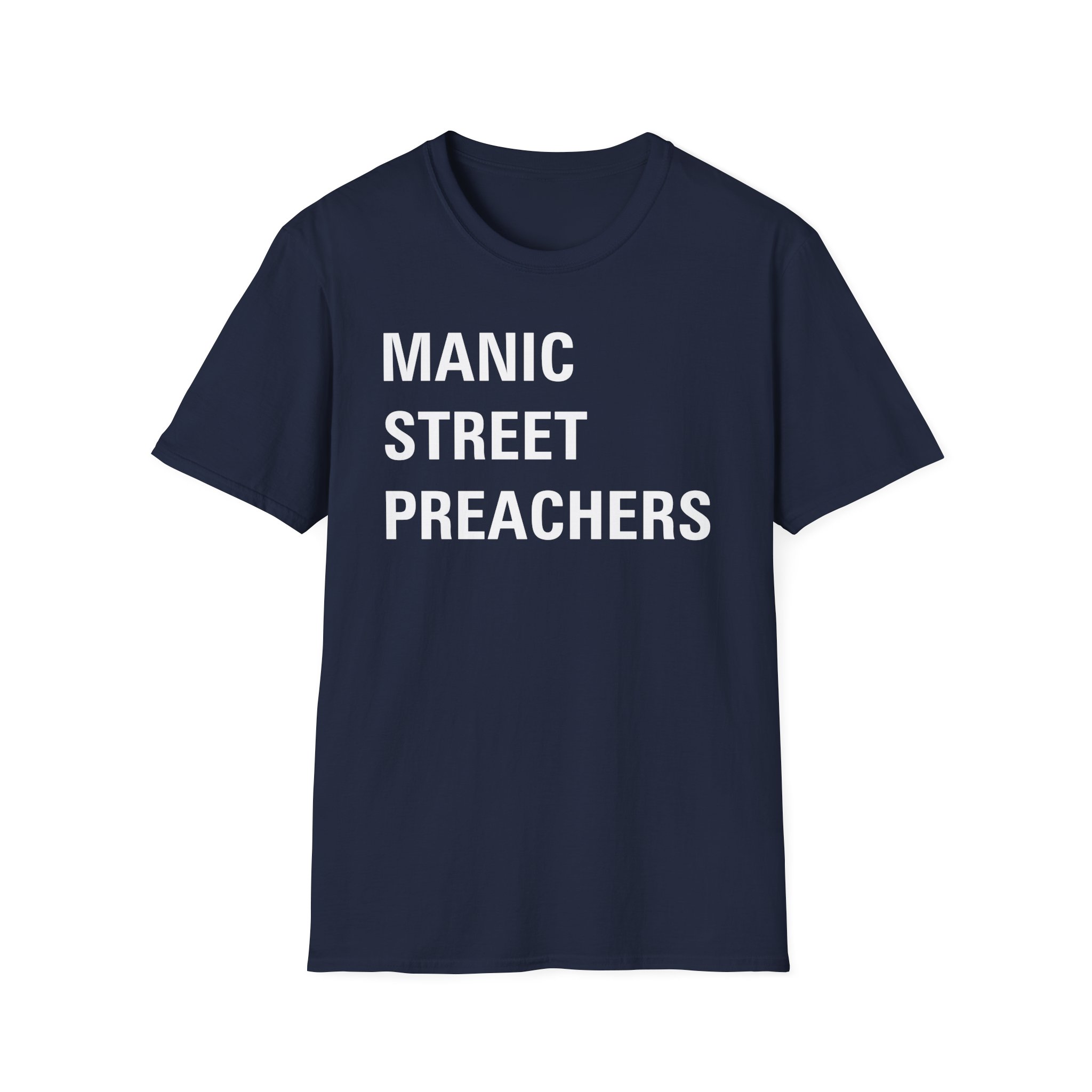 Manic Street Preachers Block Logo Unisex Softstyle T-Shirt