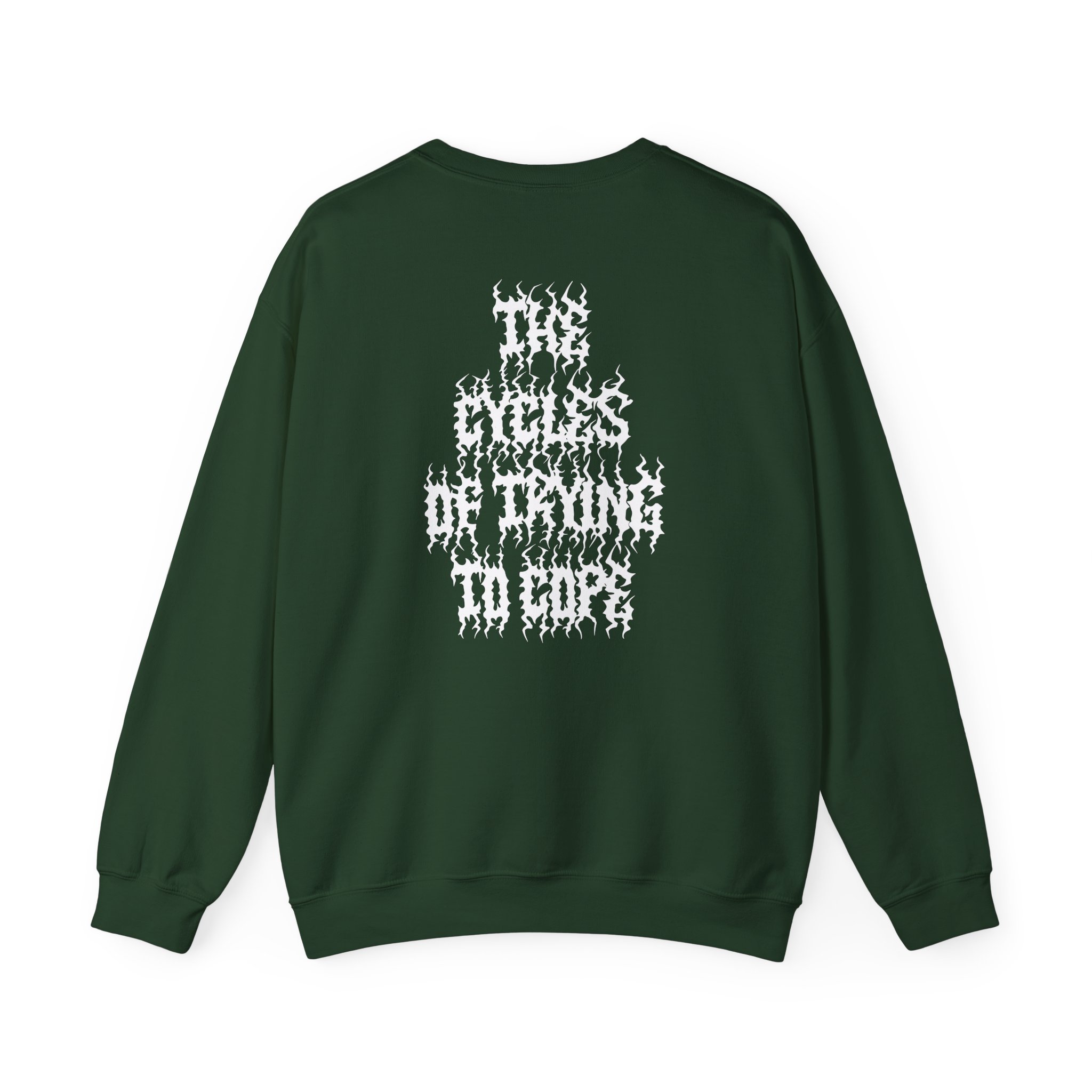 Like Moths to Flames Cycles Unisex Heavy Blendâ„¢ Crewneck Sweatshirt