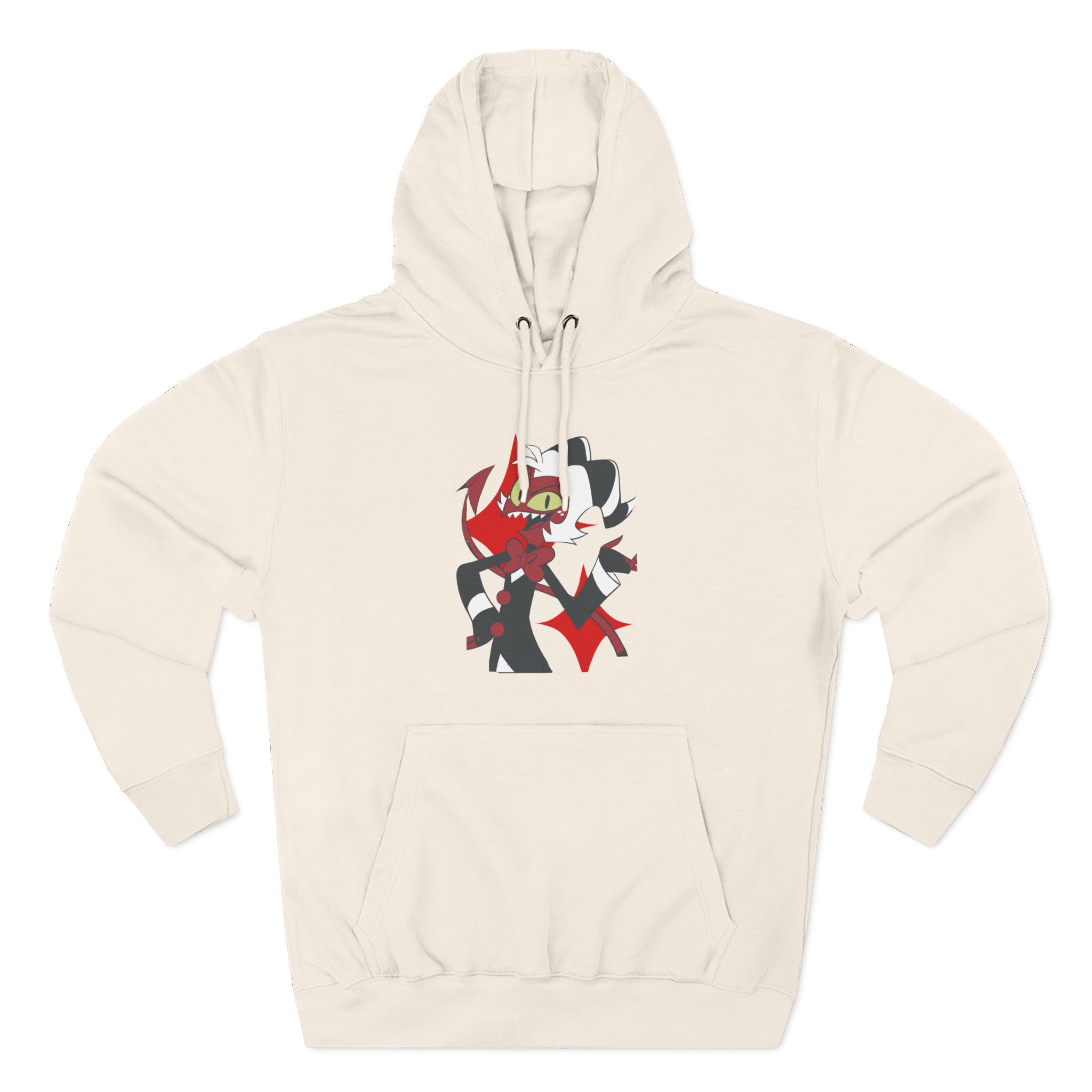 Helluva Boss Moxxie Three-Panel Fleece Hoodie