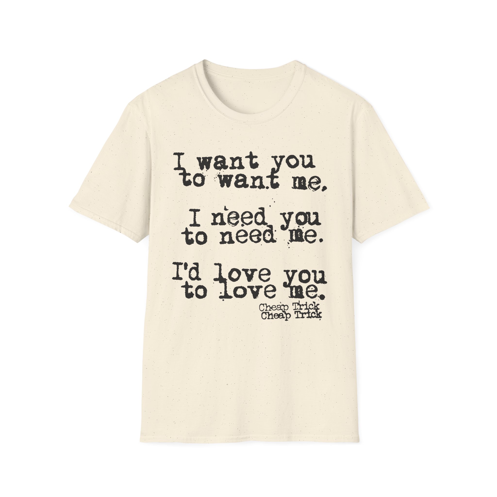 Cheap Trick I Want You to Want Me Unisex Softstyle T-Shirt
