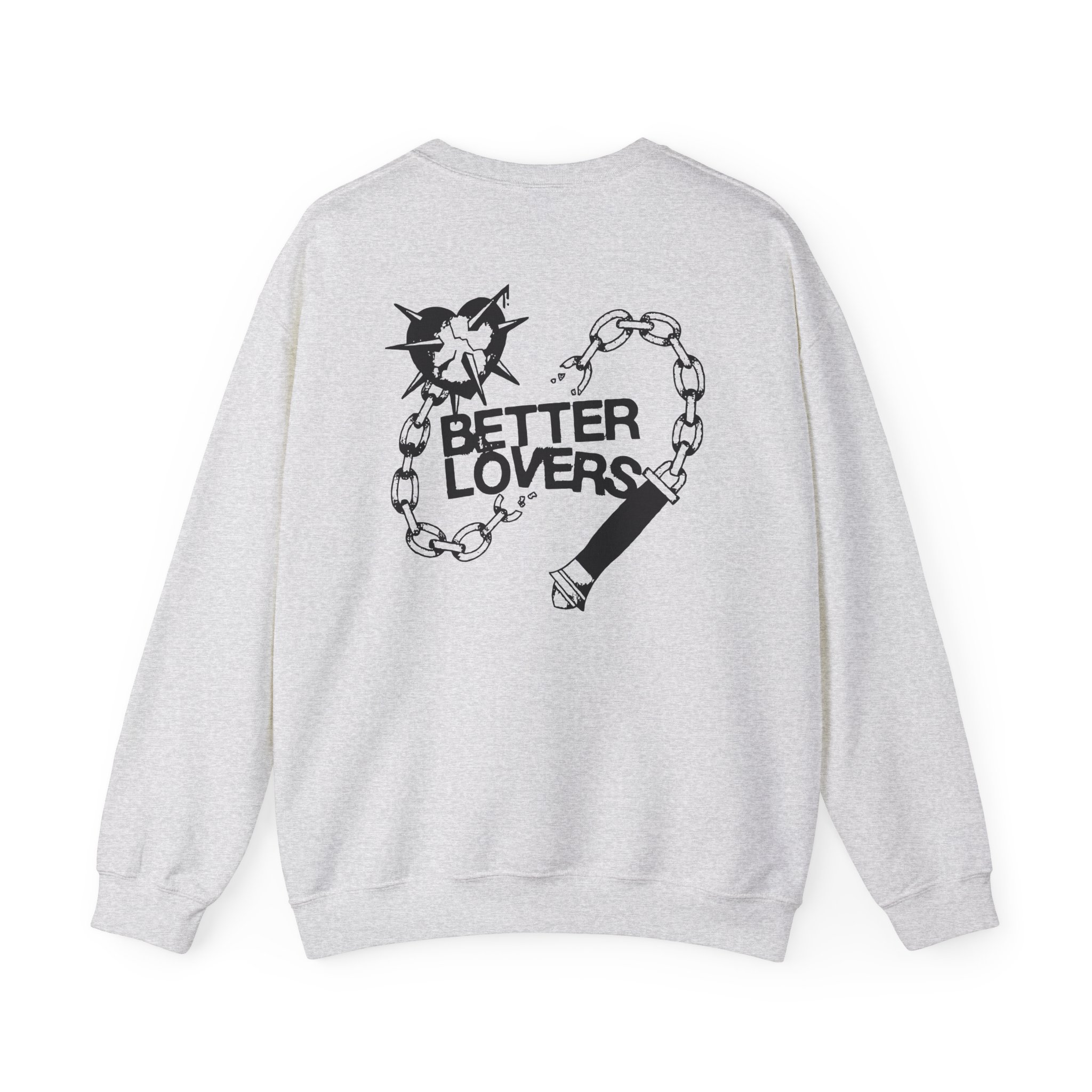 Better Lovers Love Hurts Unisex Heavy Blendâ„¢ Crewneck Sweatshirt