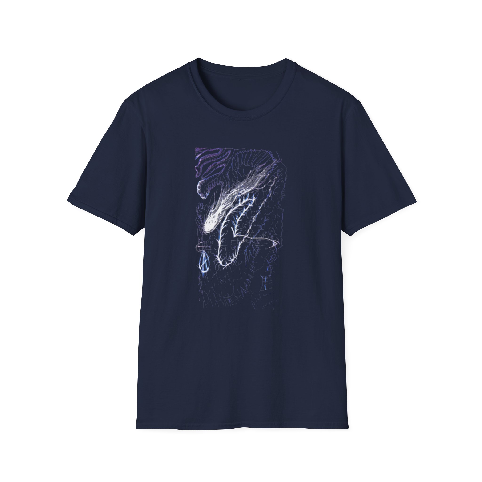 Kurt Cobain Ahhhhhh Intestines Unisex Softstyle T-Shirt