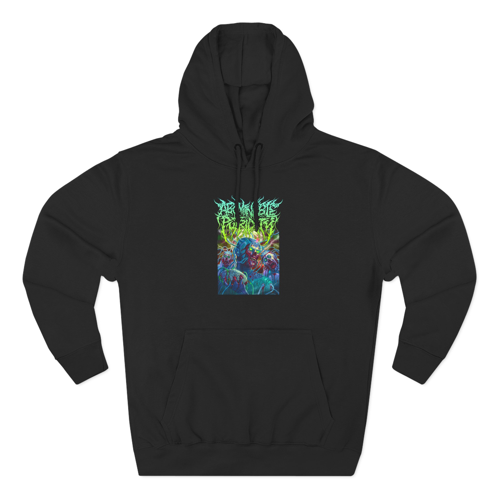 Abominable Putridity Visual Tyranny Three-Panel Fleece Hoodie