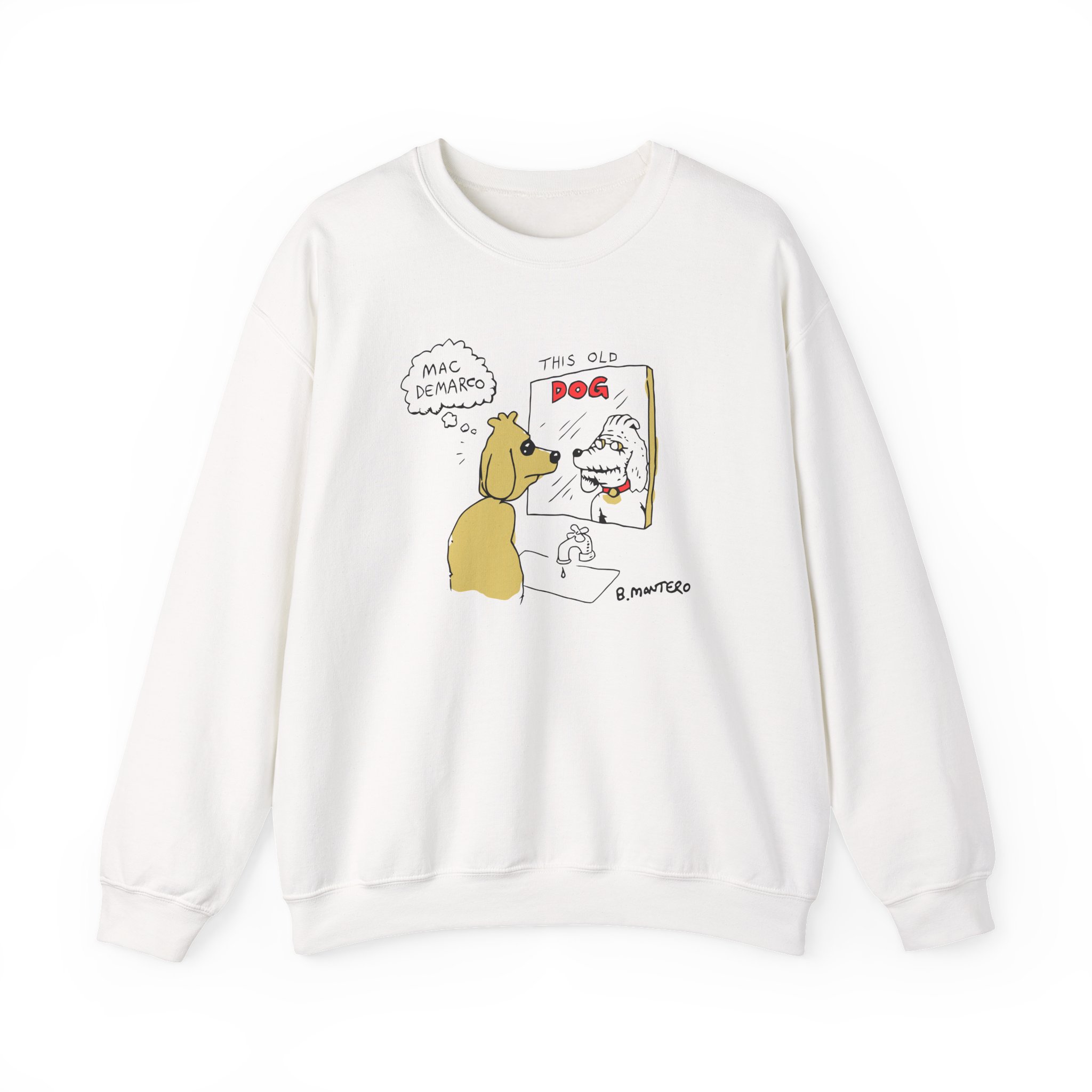 Mac Demarco Dog Mirror Unisex Heavy Blendâ„¢ Crewneck Sweatshirt