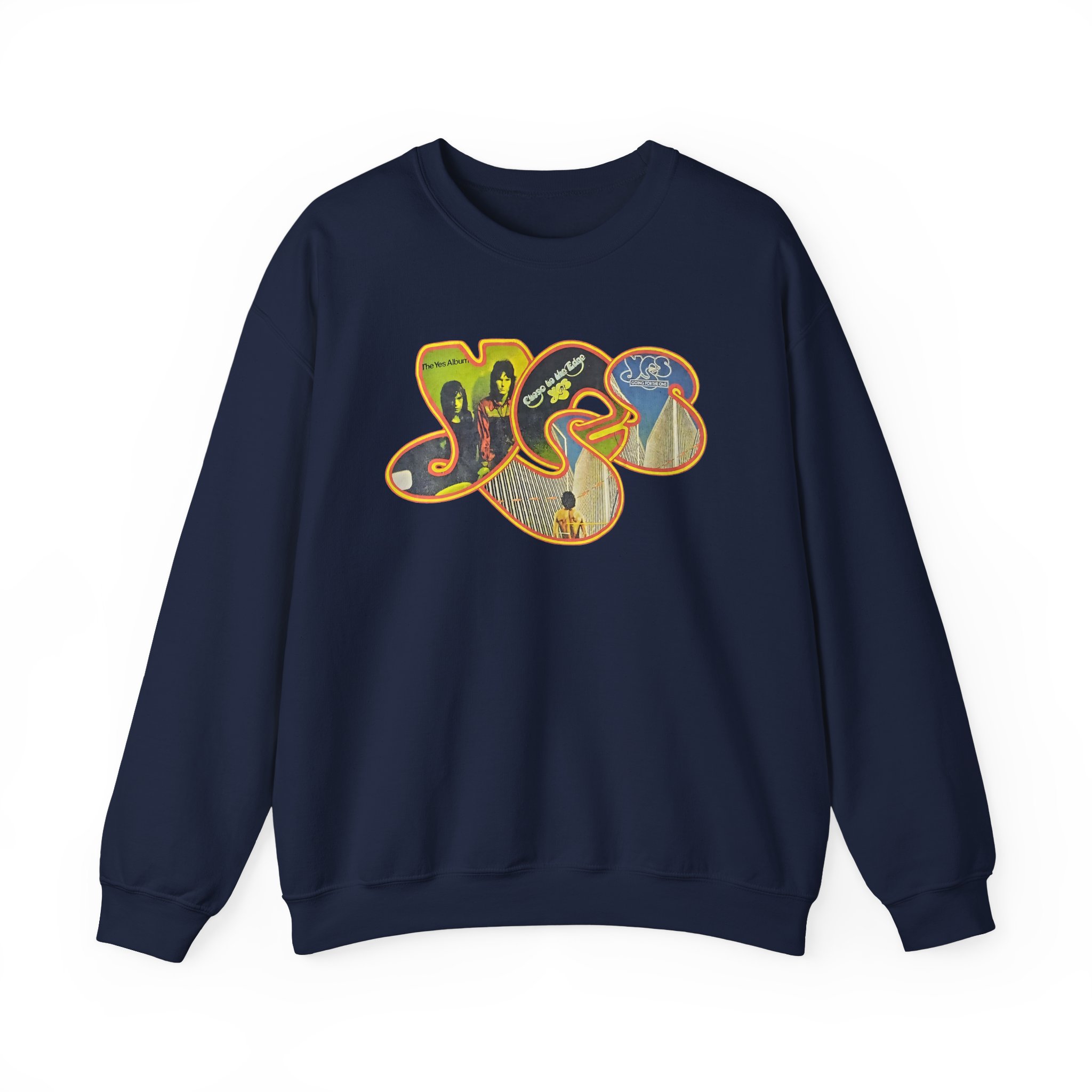 Yes Album Close to the Edge Going For the One Unisex Heavy Blendâ„¢ Crewneck Sweatshirt